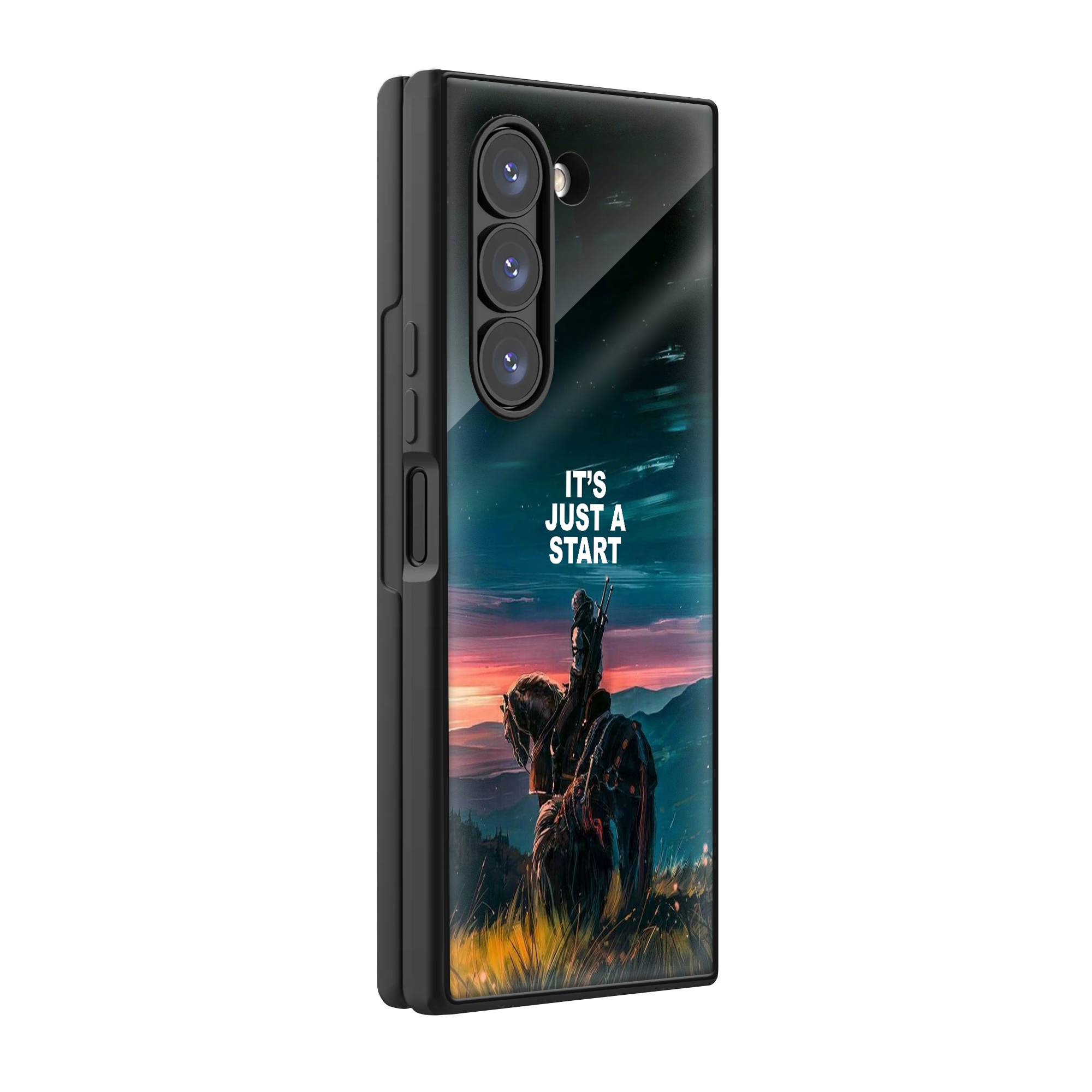 Just a Start Samsung Z Fold Glass Case image 0