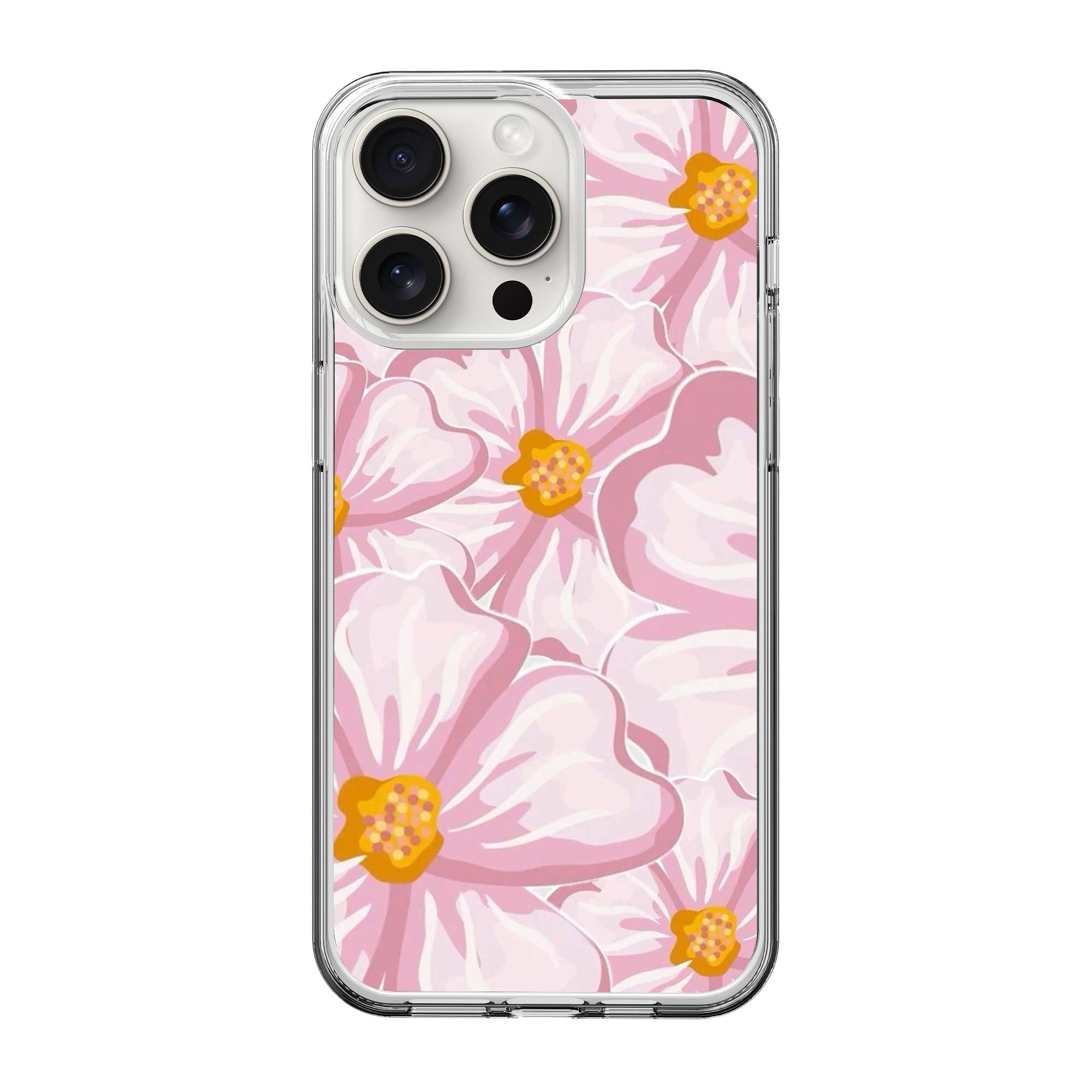 Pastel Petals Clear Case image 0