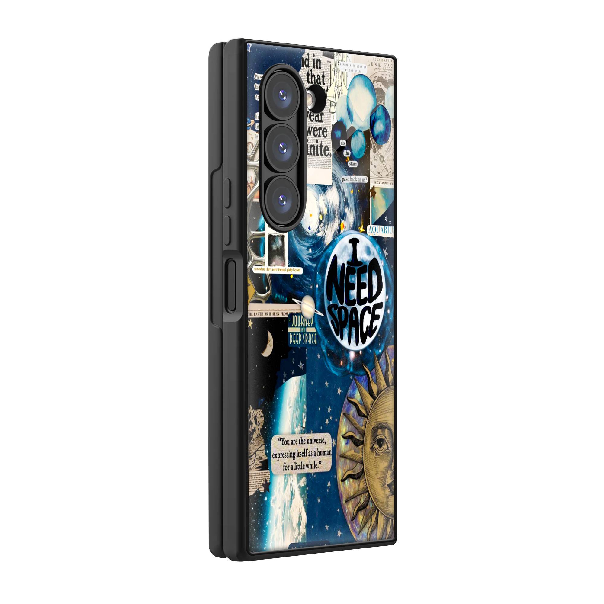 Need Space Samsung Z Fold Glass Case image 0