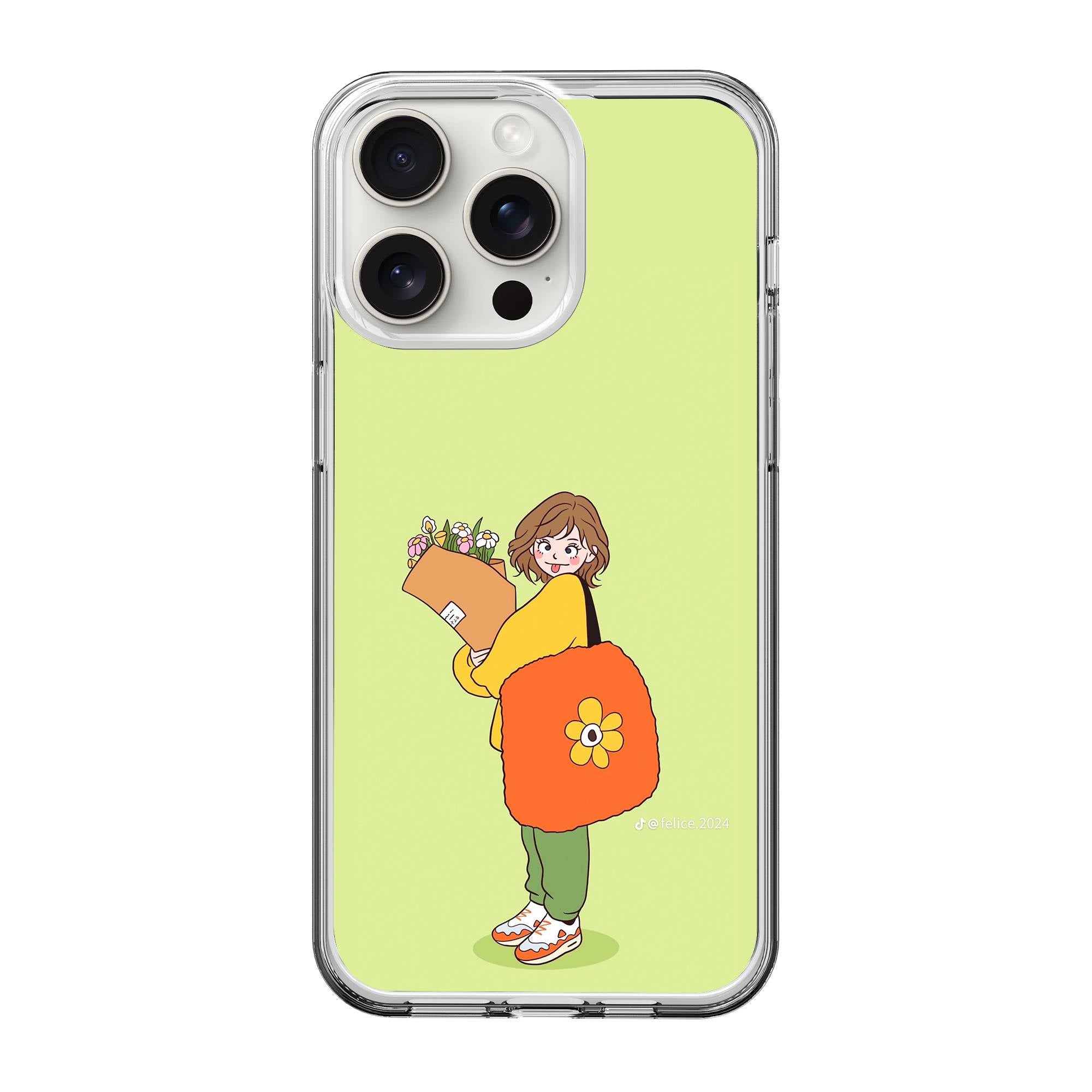 Cute Doodle Clear Case image 0