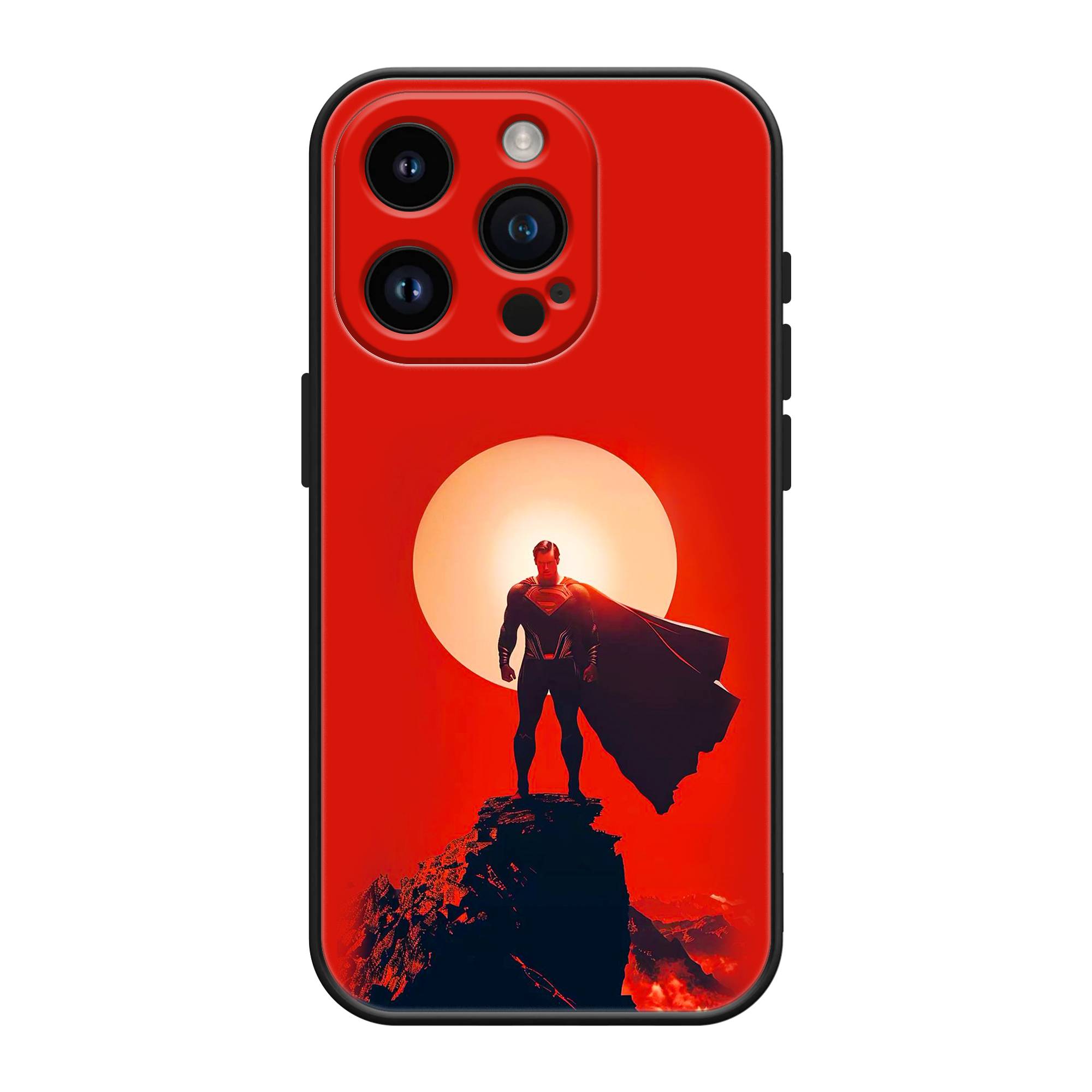 Silhouette Superman Silicone Case image 0