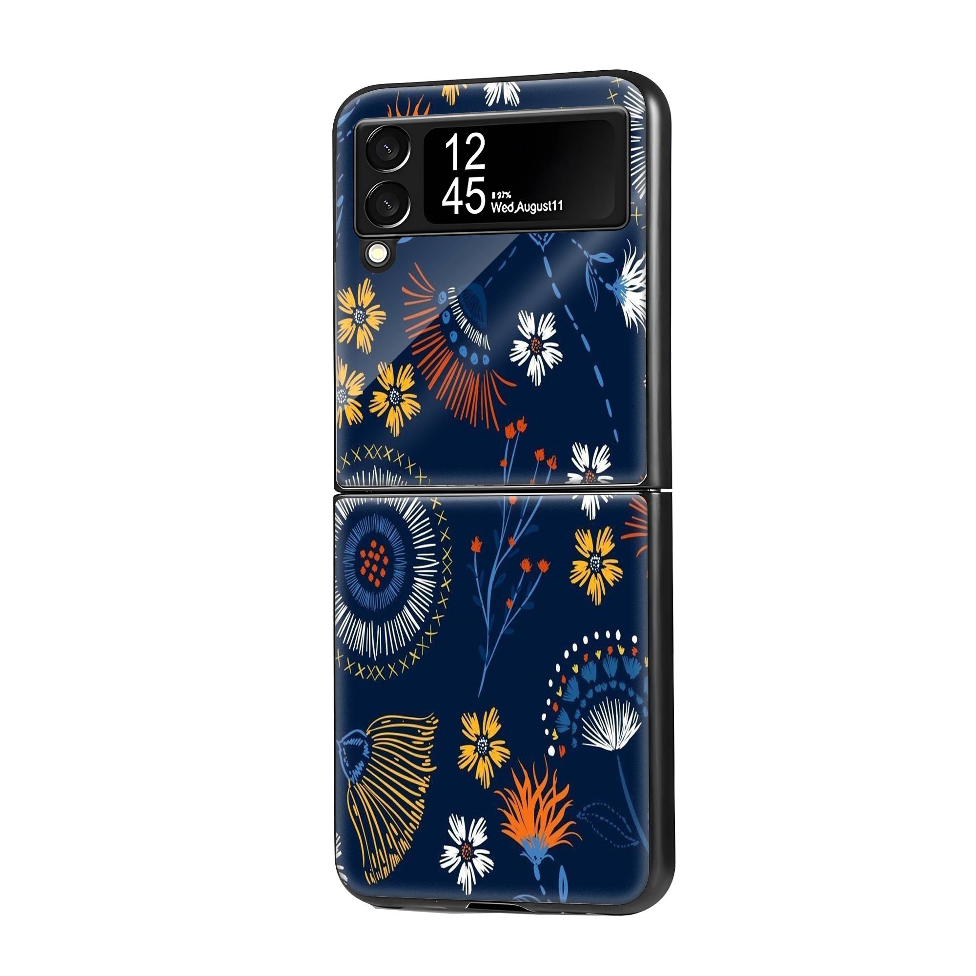 Bohemian Bloom Samsung Z Flip Glass Case image 0