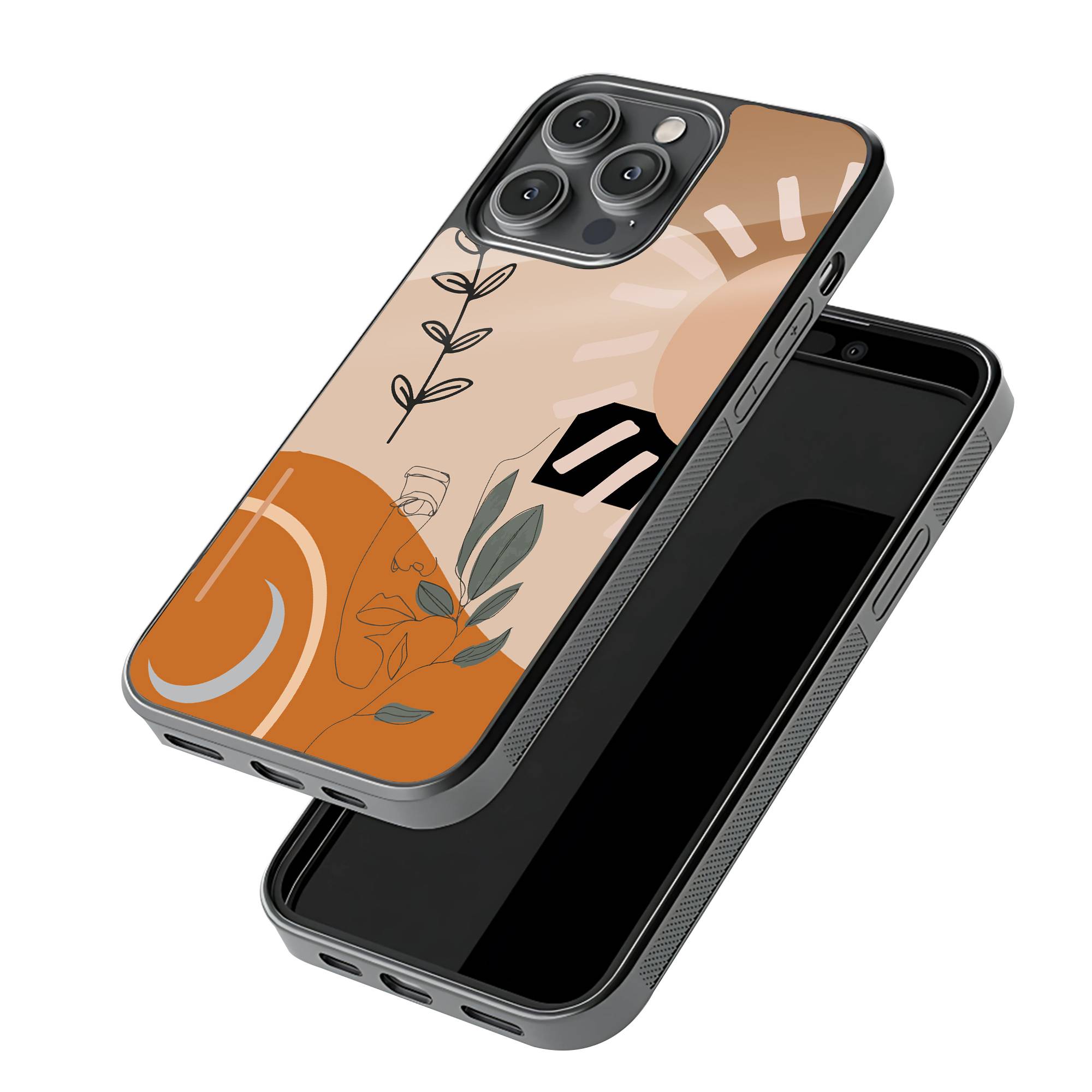 Line Art Glass Case image 2