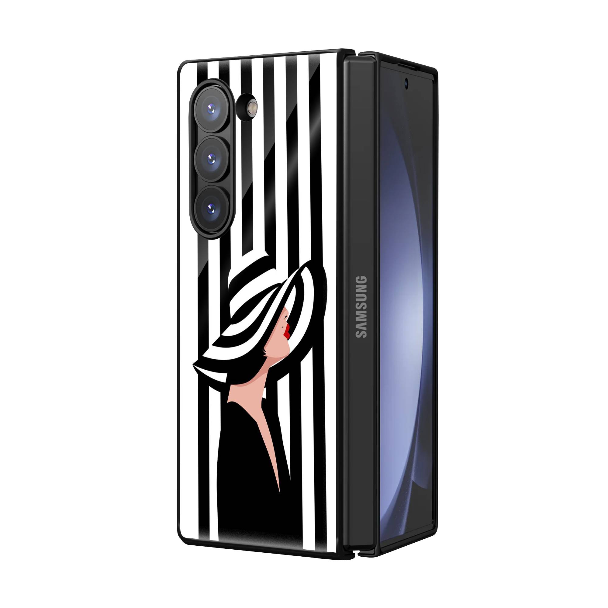 Queen Bee Samsung Z Fold Glass Case image 1