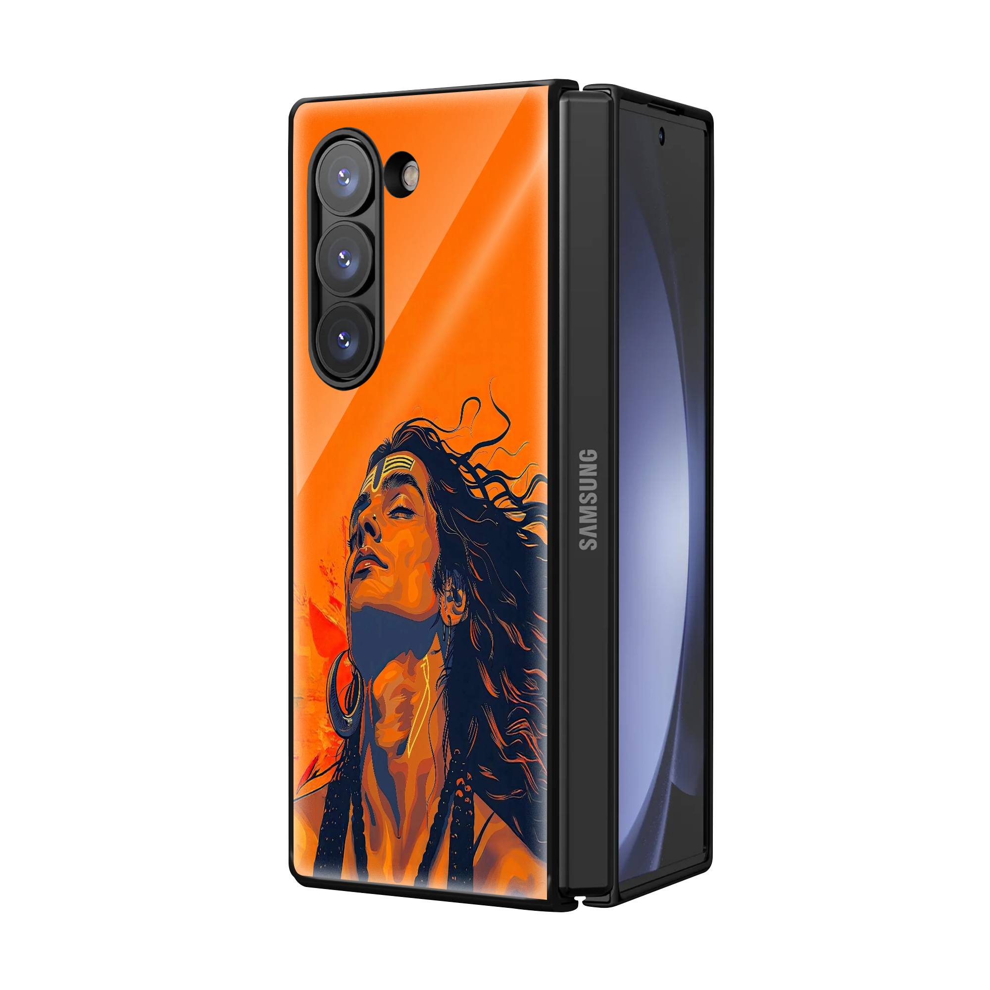 Shiva Samsung Z Fold Glass Case image 1