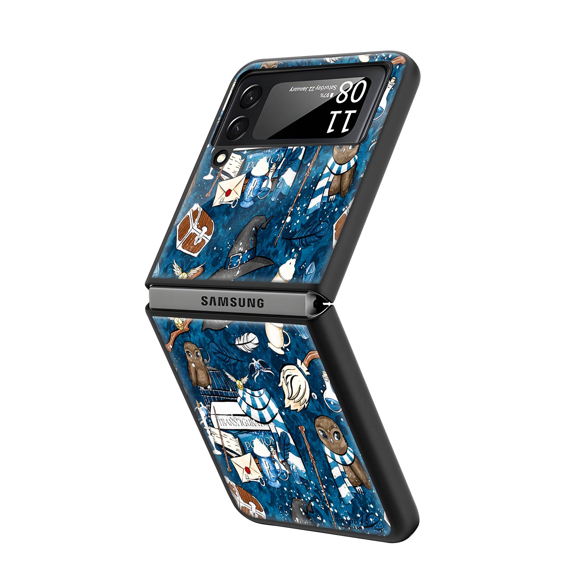 Aesthetic Harry Samsung Z Flip Glass Case image 1