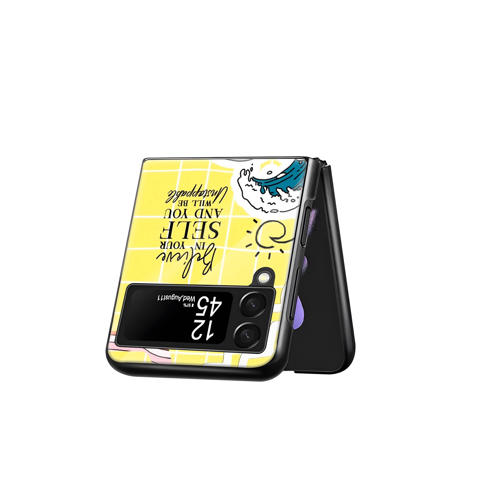 Unstoppable Samsung Z Flip Glass Case image 2