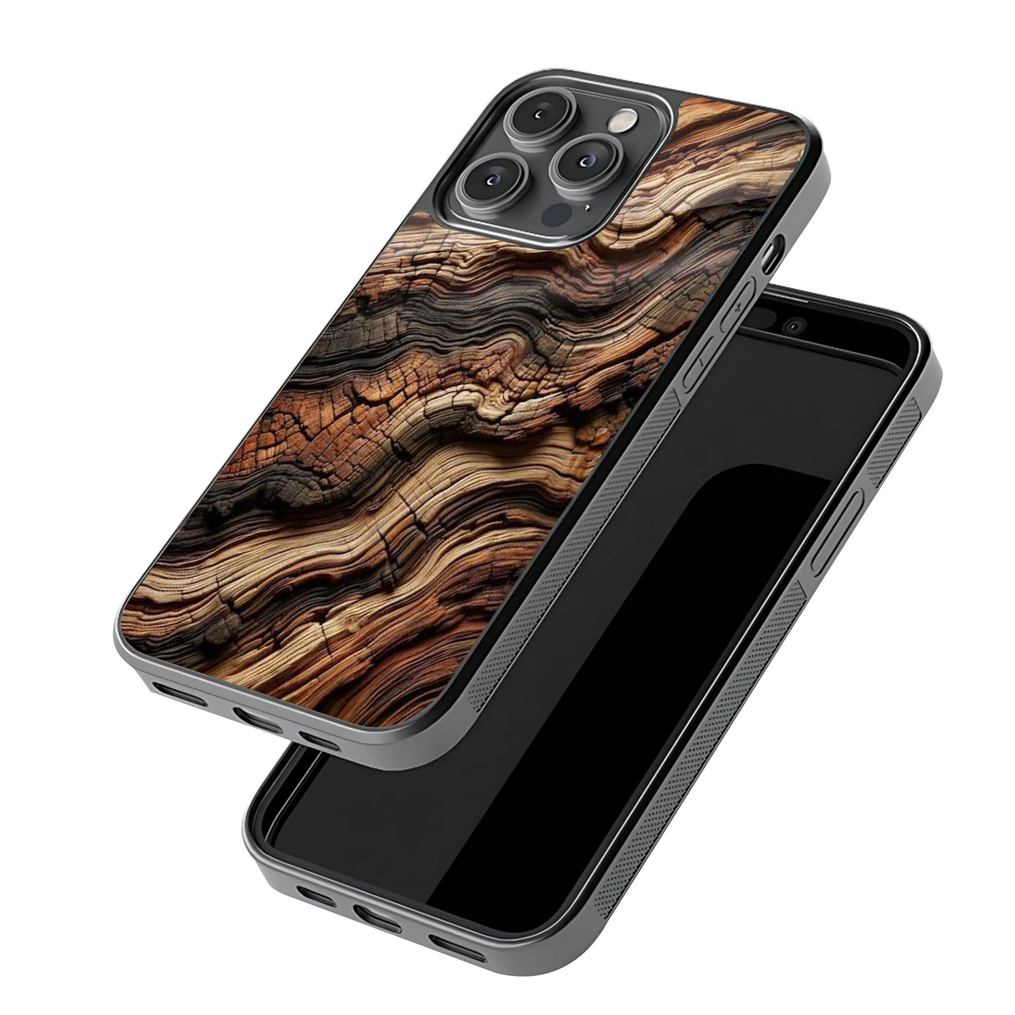 Wooden Texture Glass Case image 2