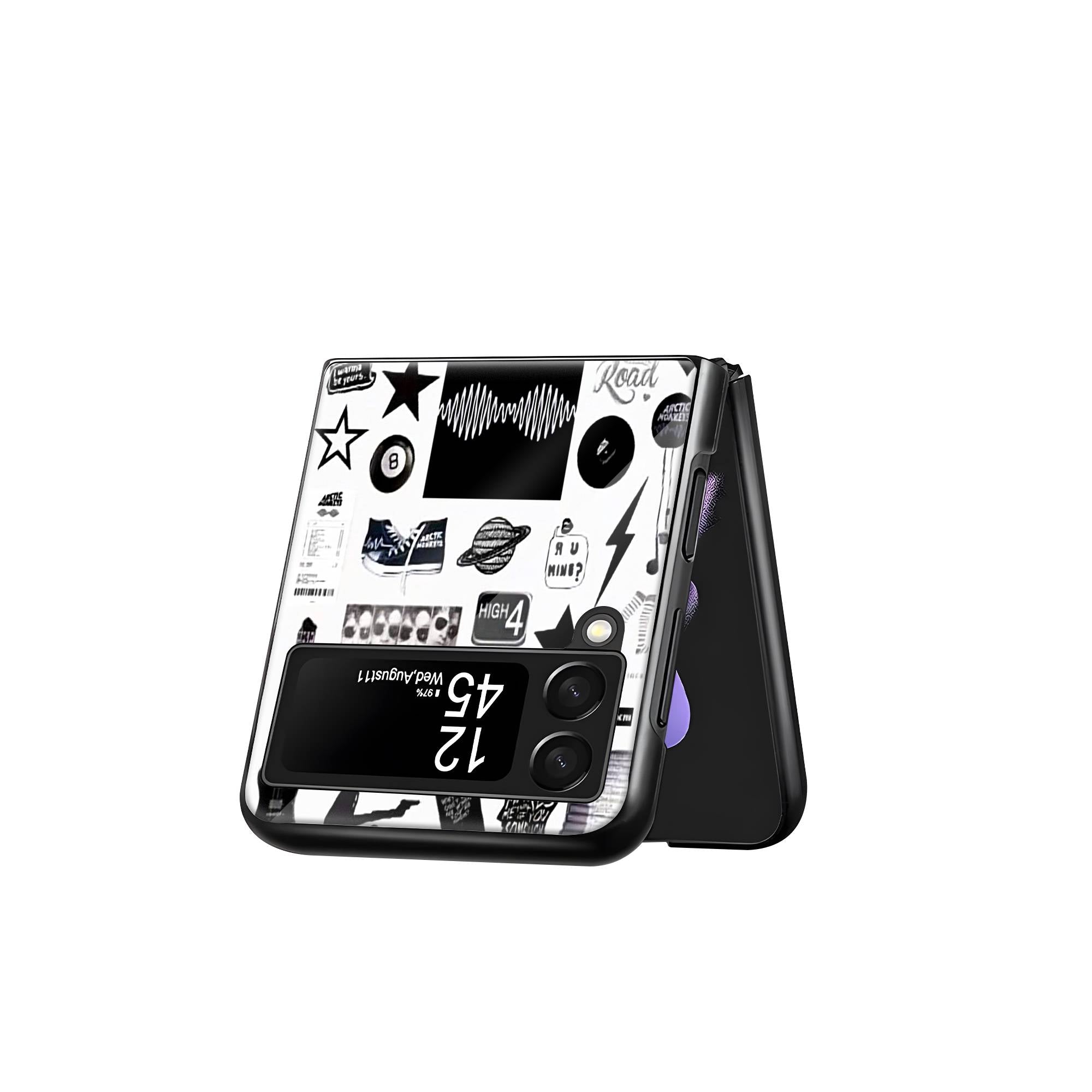 Arabella Samsung Z Flip Glass Case image 2