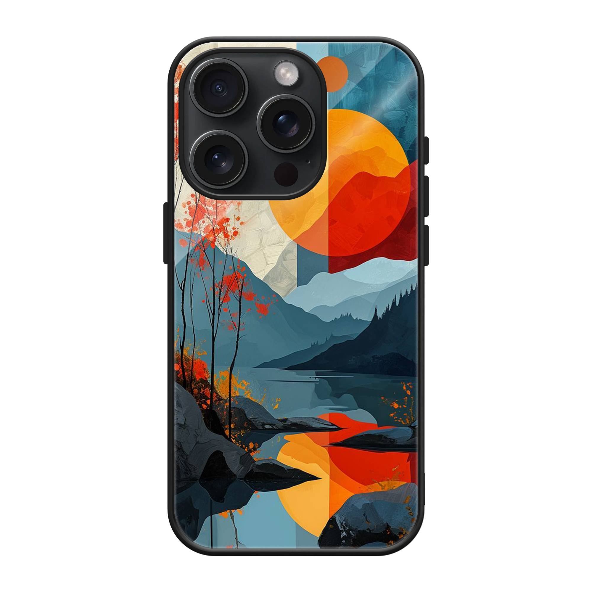 Autumn Mountain Glass Case image 0