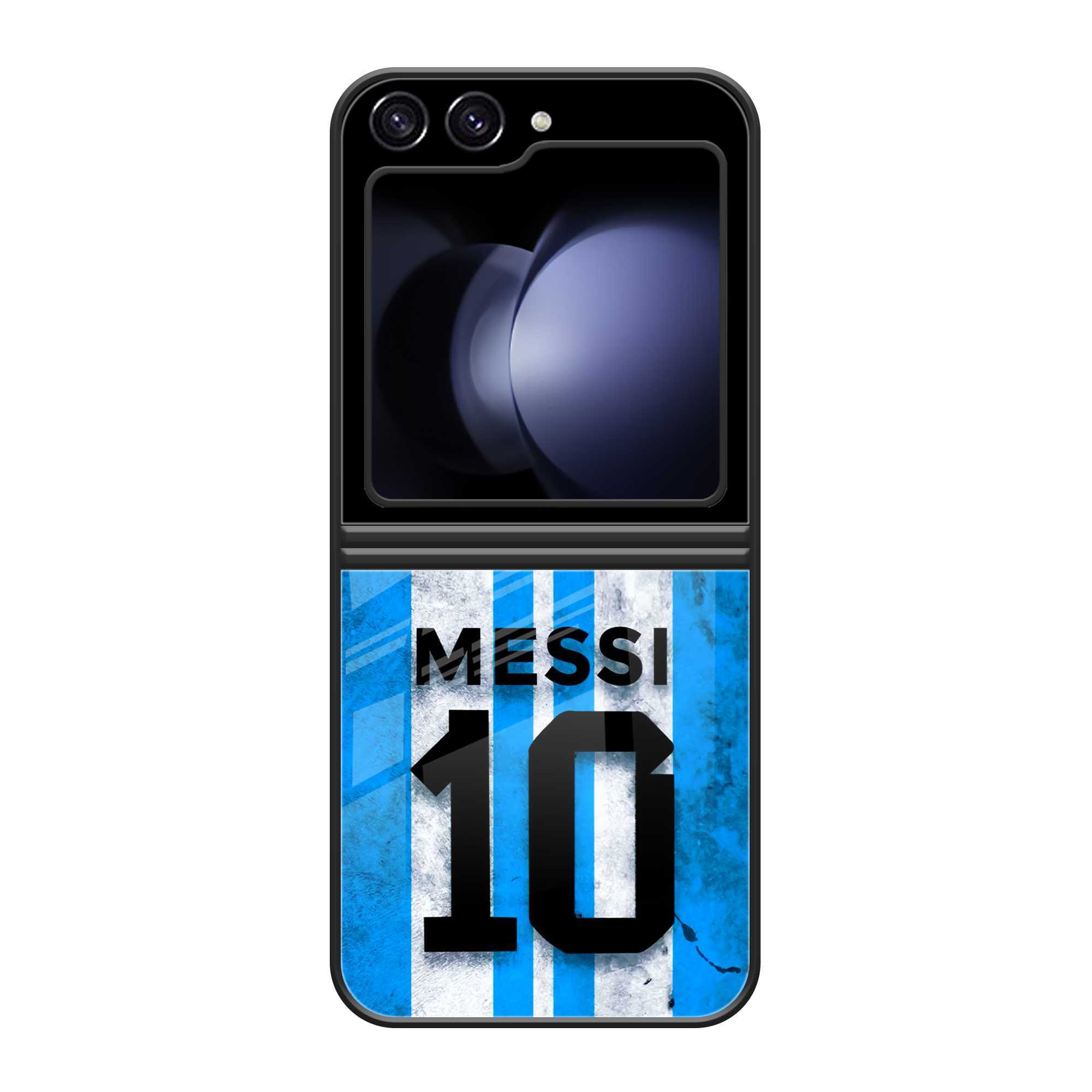 Messi Argentina Samsung  Z Flip 5 Glass Case image 0