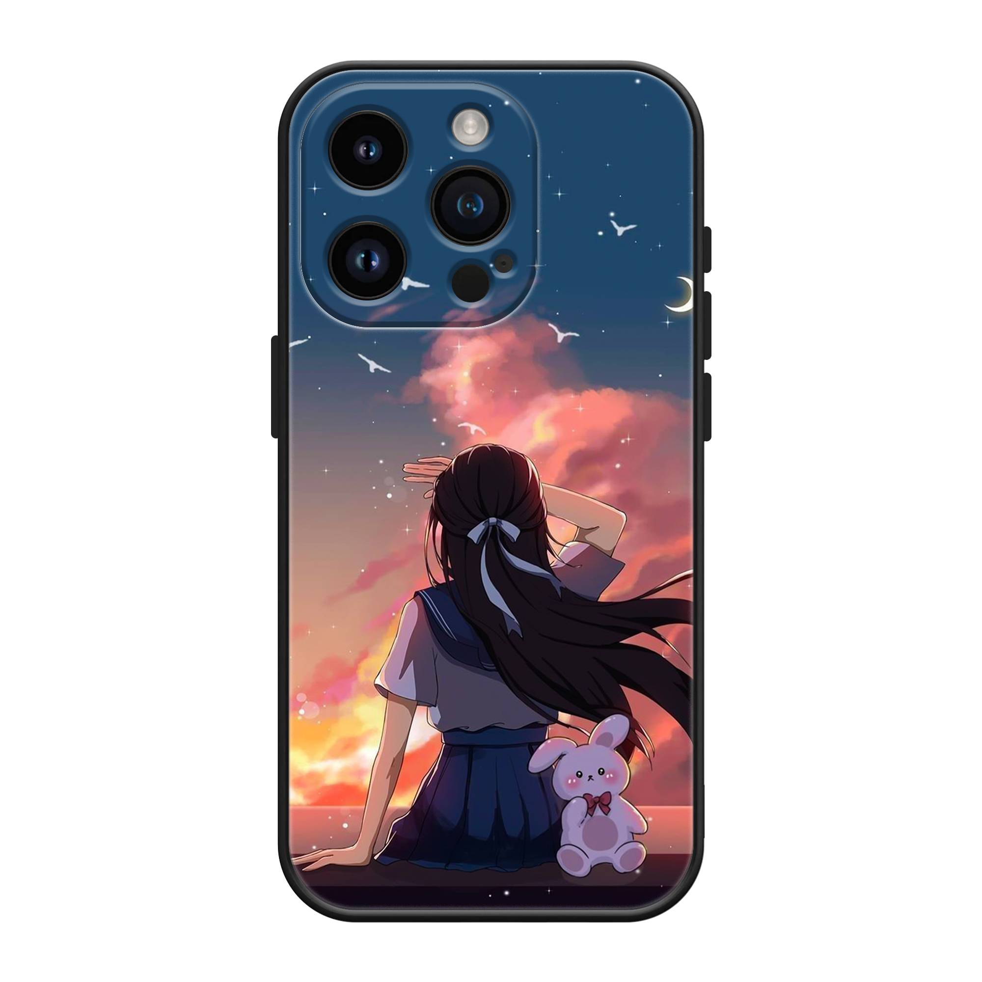Anime Girl Silicone Case image 0