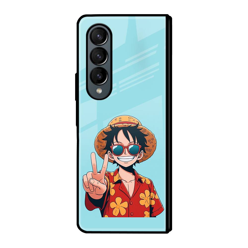 Manga Anime Samsung Z Fold 3 Glass Case image 0