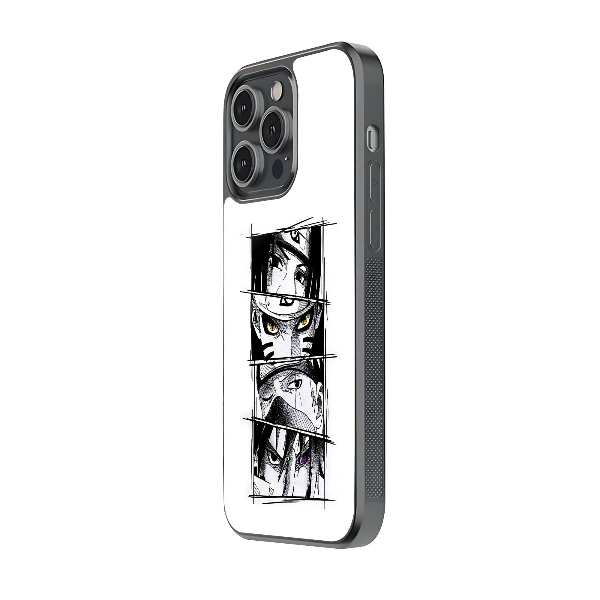 Naruto Eyes Glass Case image 1
