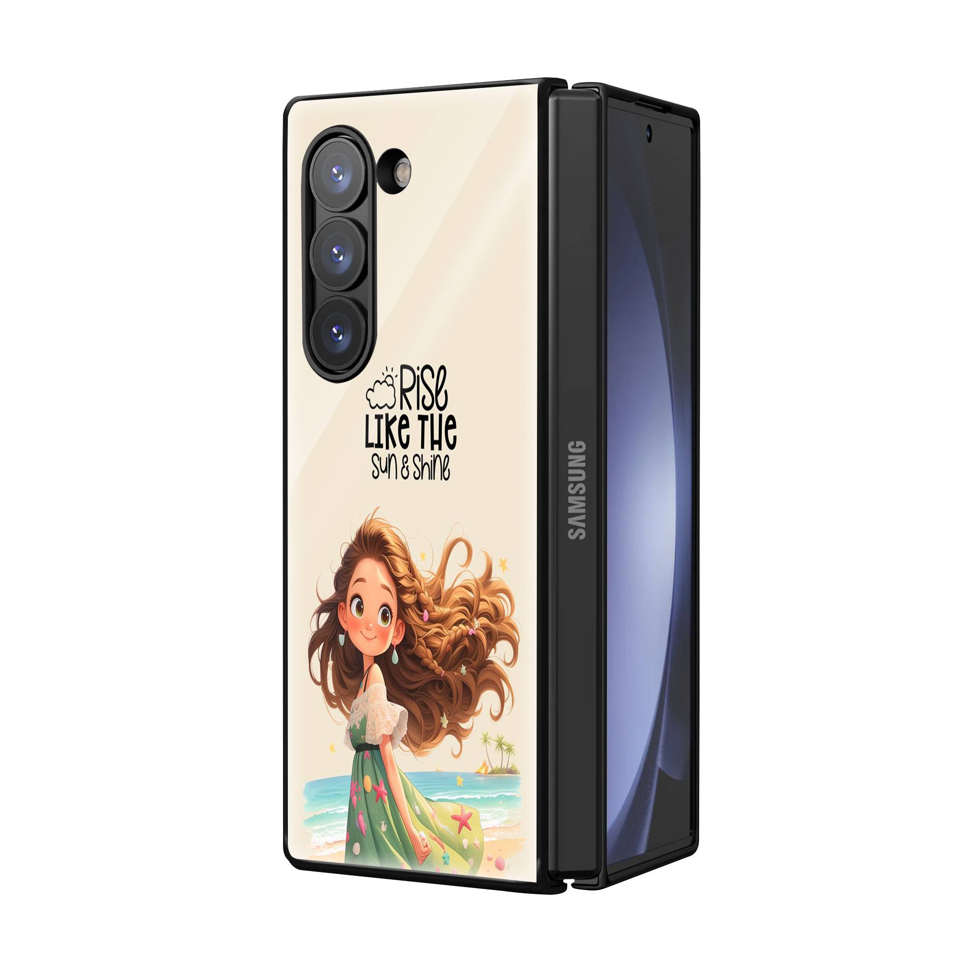 Sunshine Samsung Z Fold Glass Case image 1