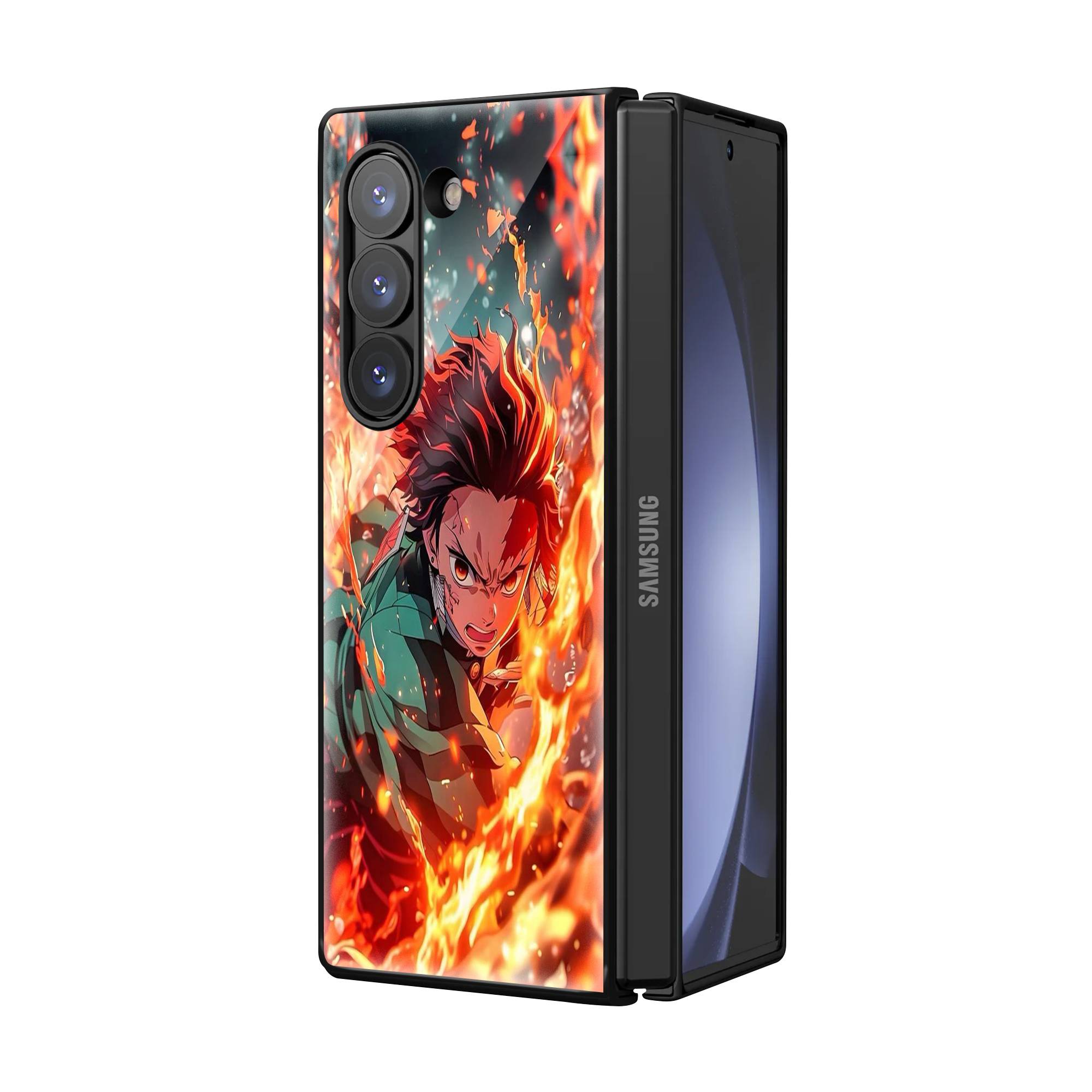 Demon Samsung Z Fold Glass Case image 1