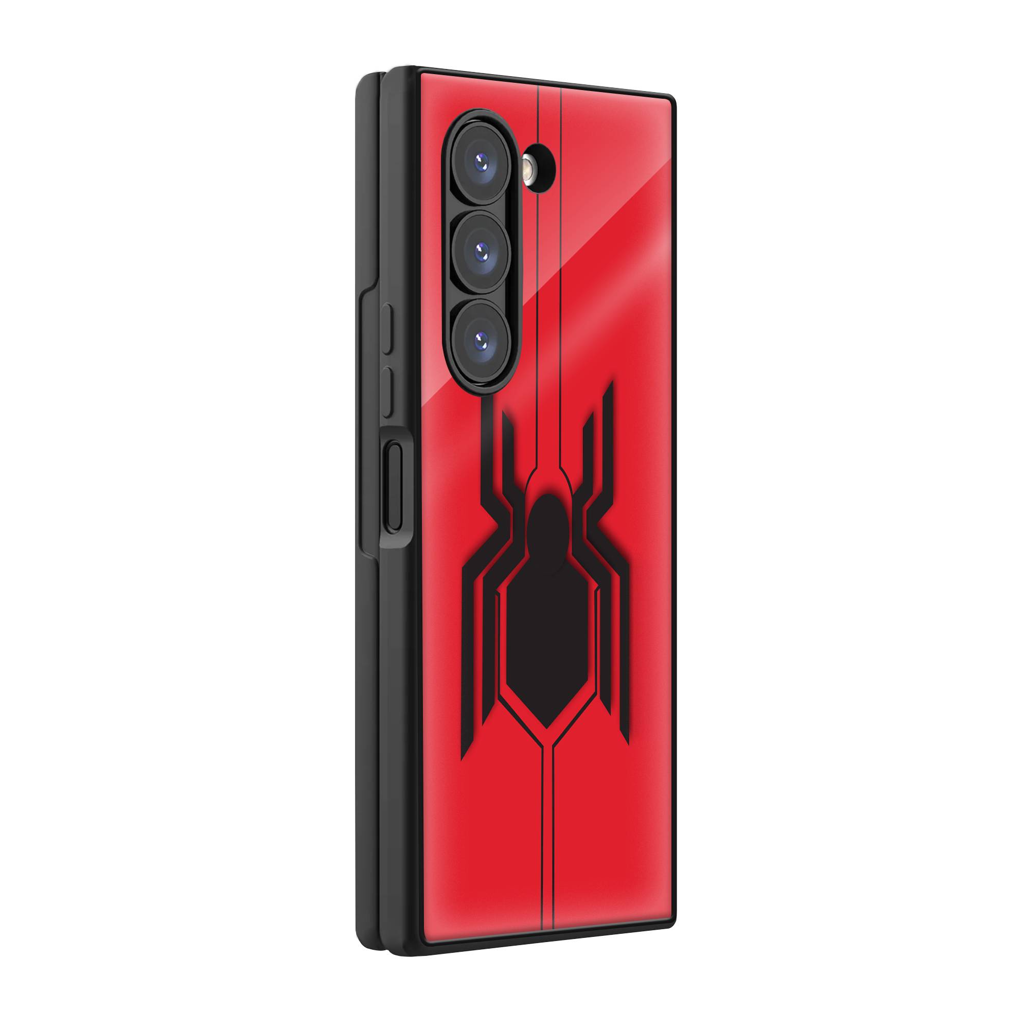 Spiderman Logo Samsung Z Fold Glass Case image 0