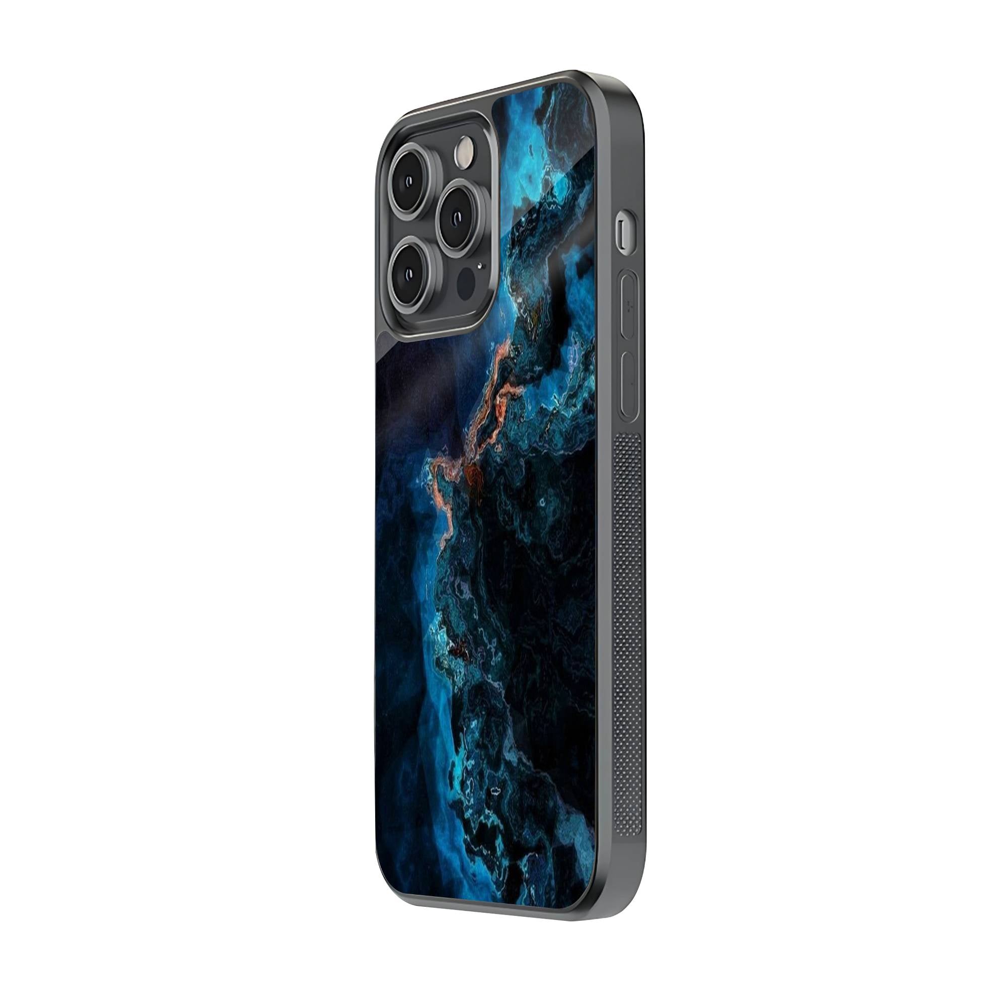 Glossy Marble Glass Case image 1