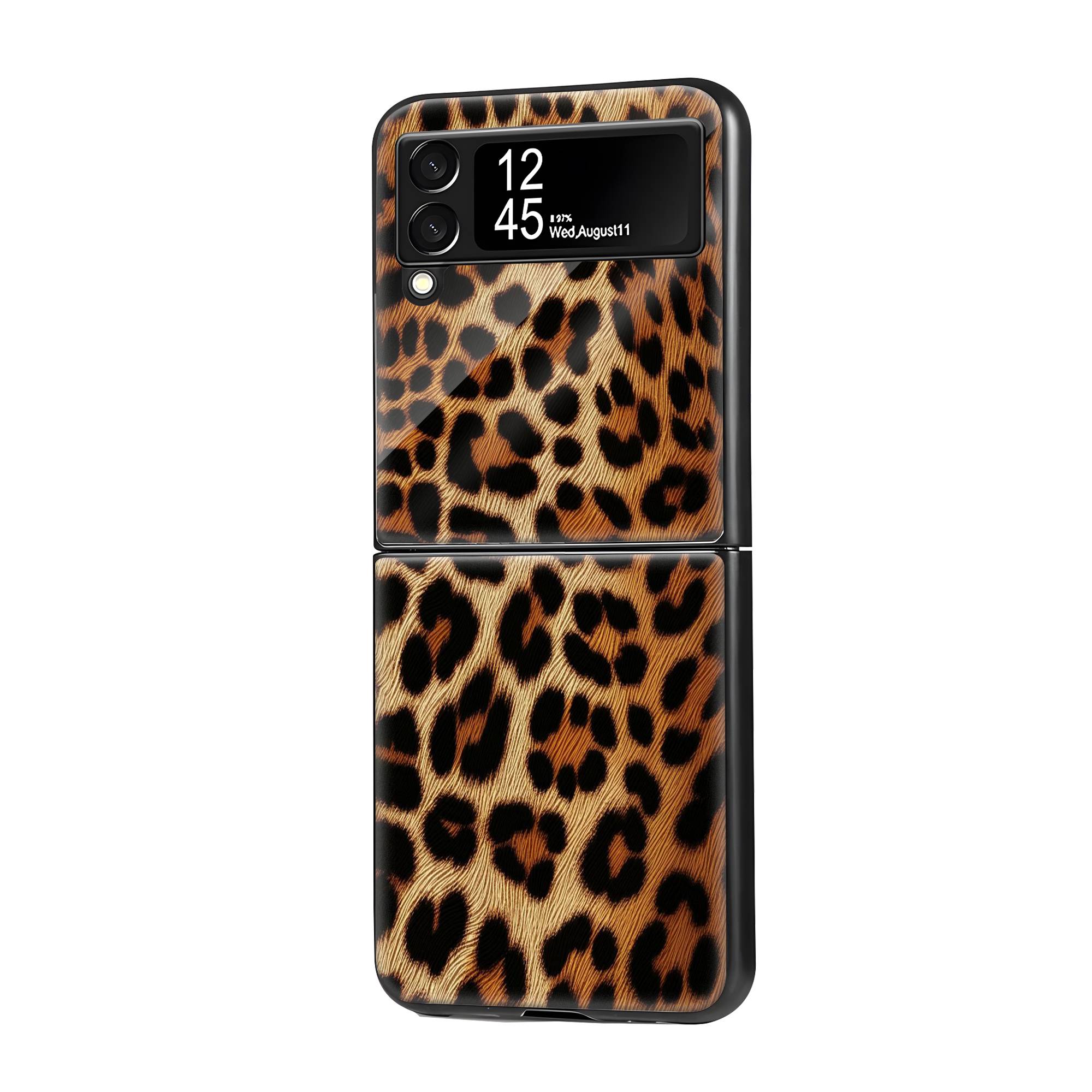 Wild Spots Samsung Z Flip Glass Case image 0