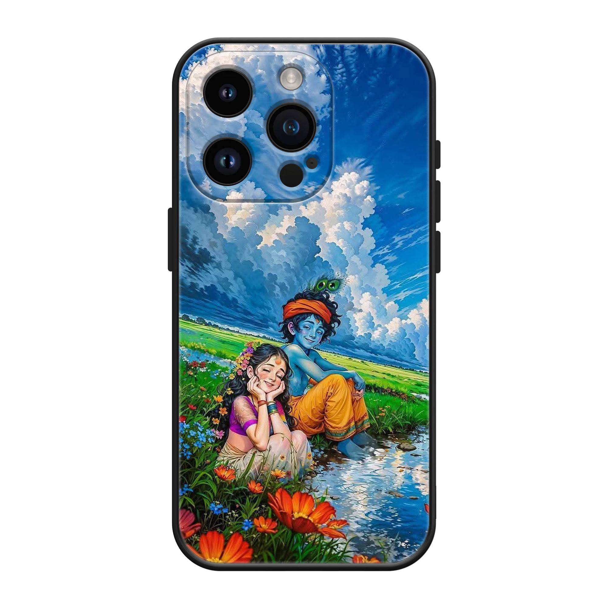 Radhe Krishna Silicone Case image 0