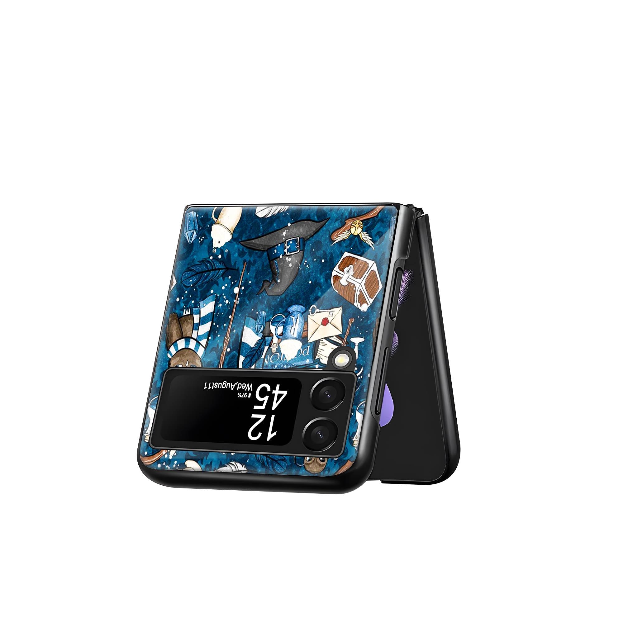 Aesthetic Harry Samsung Z Flip Glass Case image 2