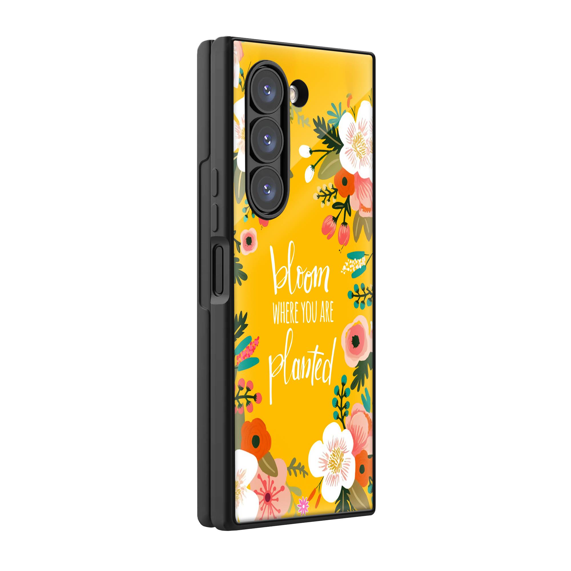 Sunshine Garden Samsung Z Fold Glass Case image 0