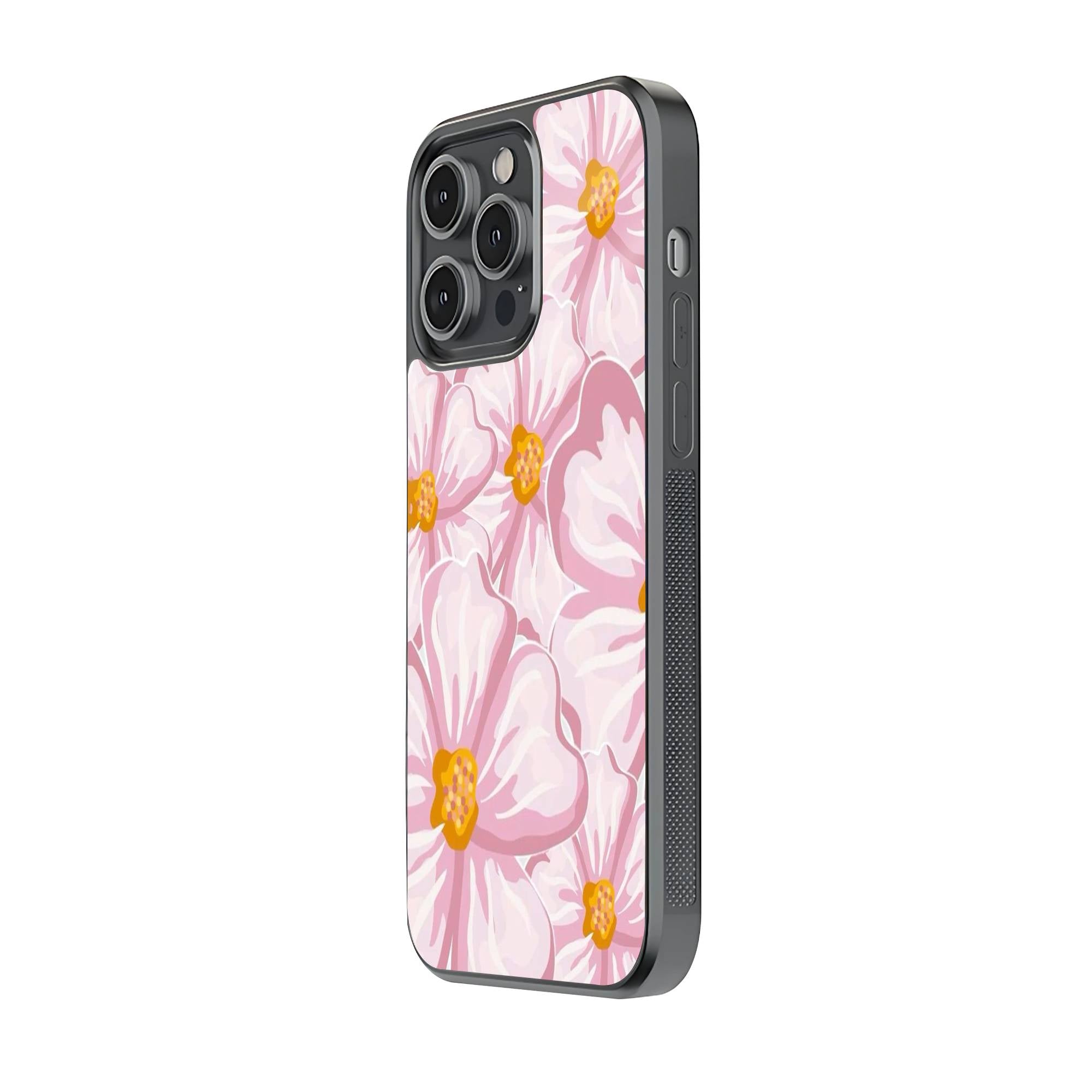 Pastel Petals Glass Case image 1