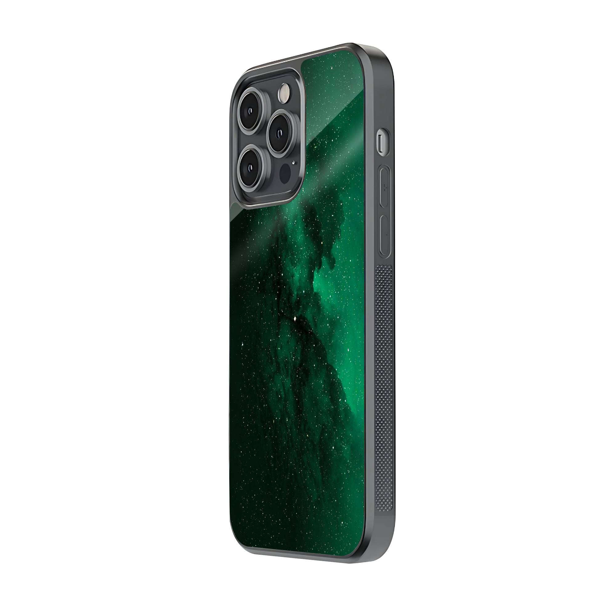 Emerald Galaxy Glass Case image 1