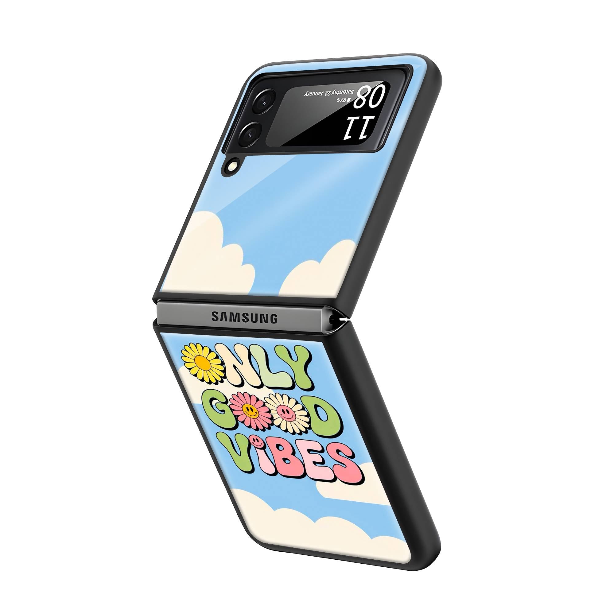 Main Vibe Samsung Z Flip Glass Case image 1