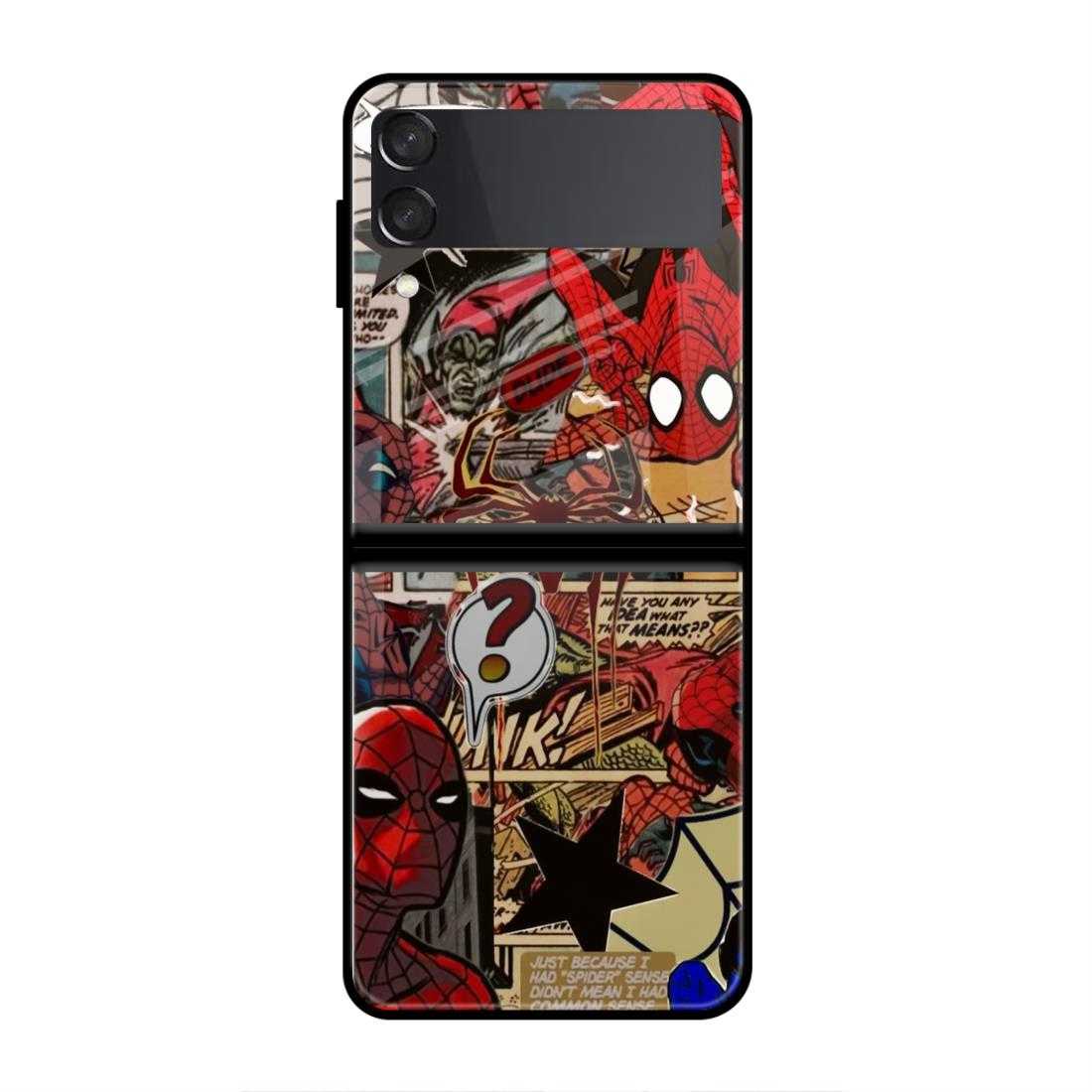Amazing Spider Man Samsung Z Flip 3 Glass Case image 0
