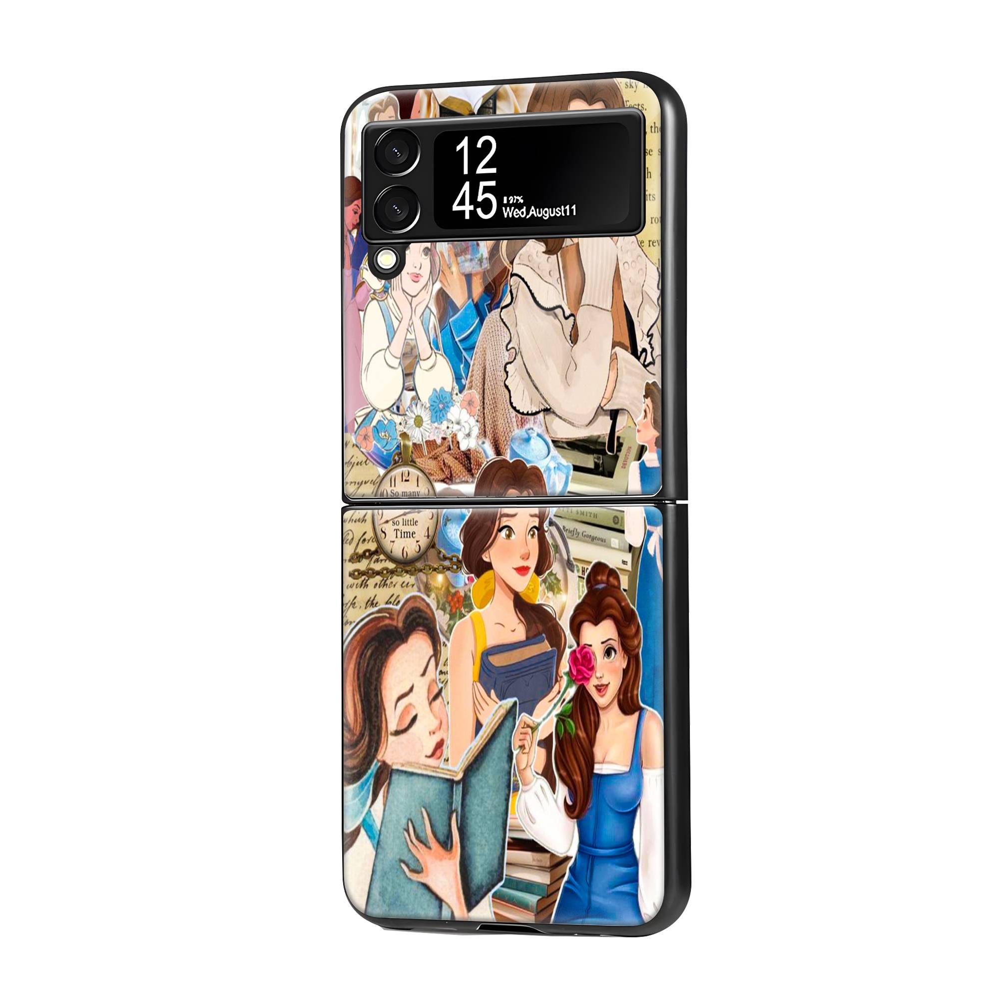 Princess Belle Samsung Z Flip Glass Case image 0