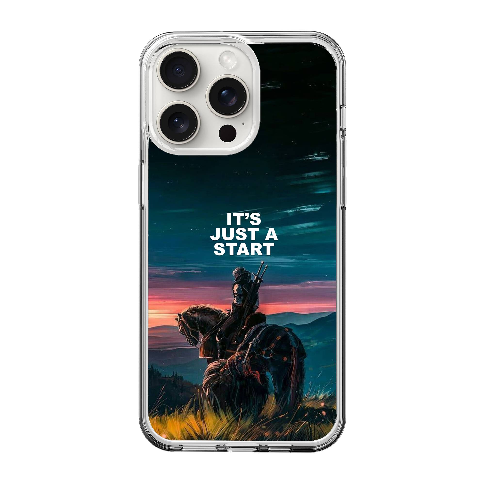 Just a Start Clear Case image 0