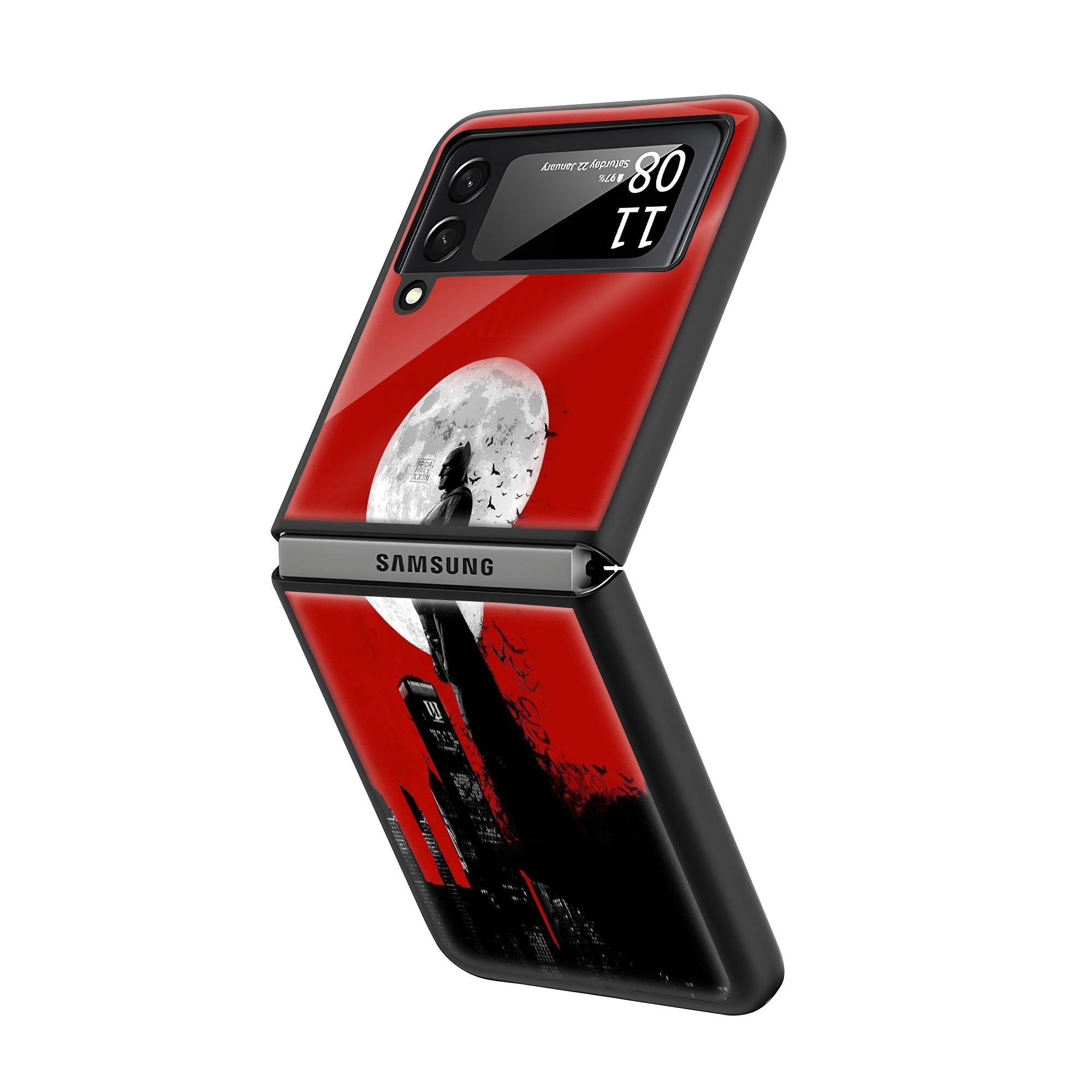 Gotham City Samsung Z Flip Glass Case image 1