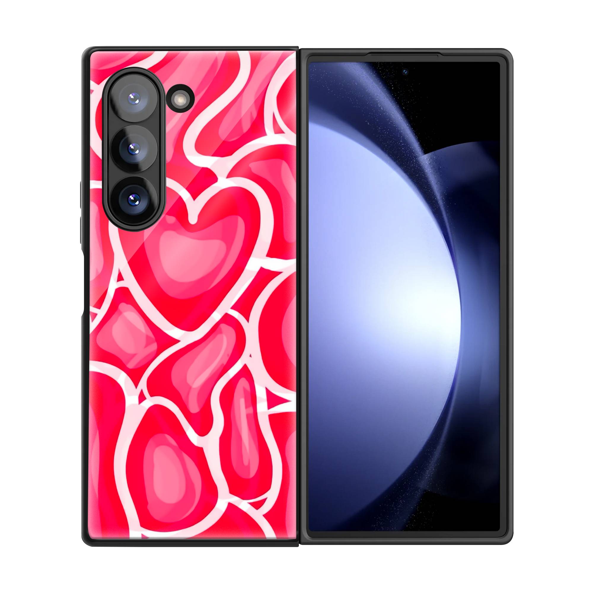 Love Blooms Samsung Z Fold Glass Case image 2