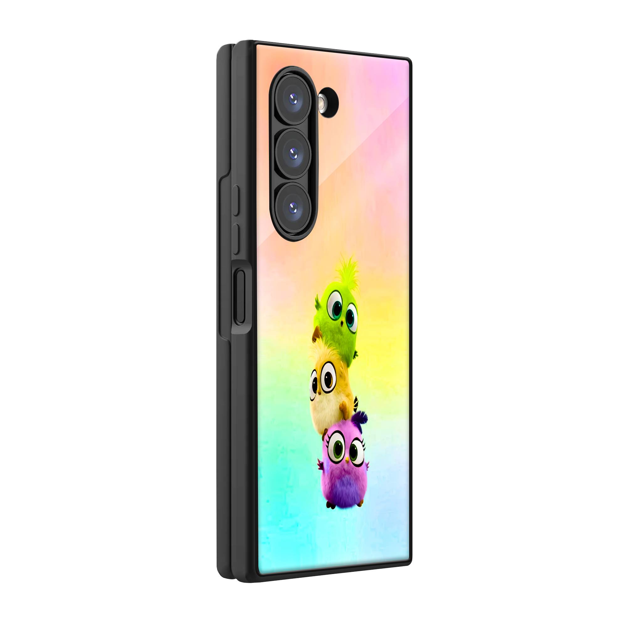 Baby Birds Samsung Z Fold Glass Case image 0