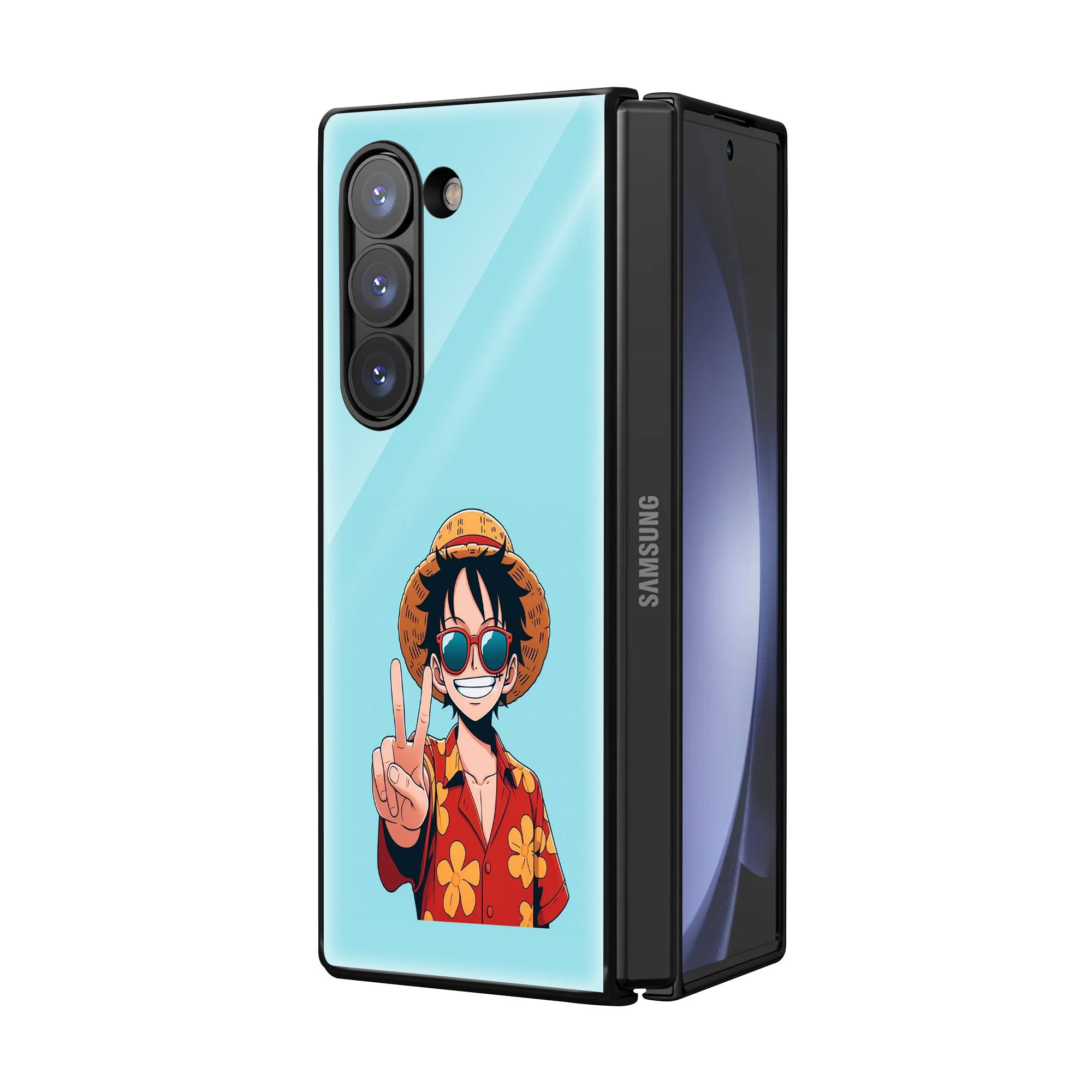 Manga Anime Samsung Z Fold Glass Case image 1