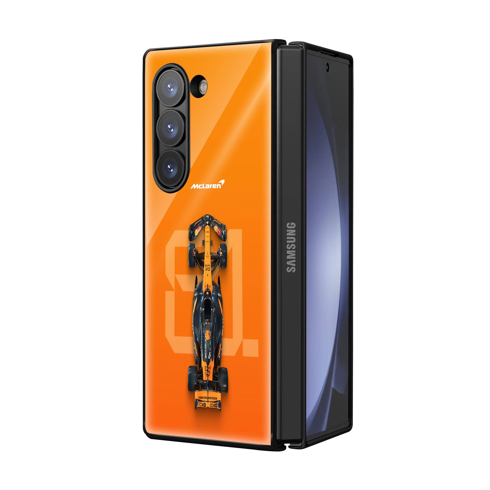 McLaren 81 Samsung Z Fold Glass Case image 1