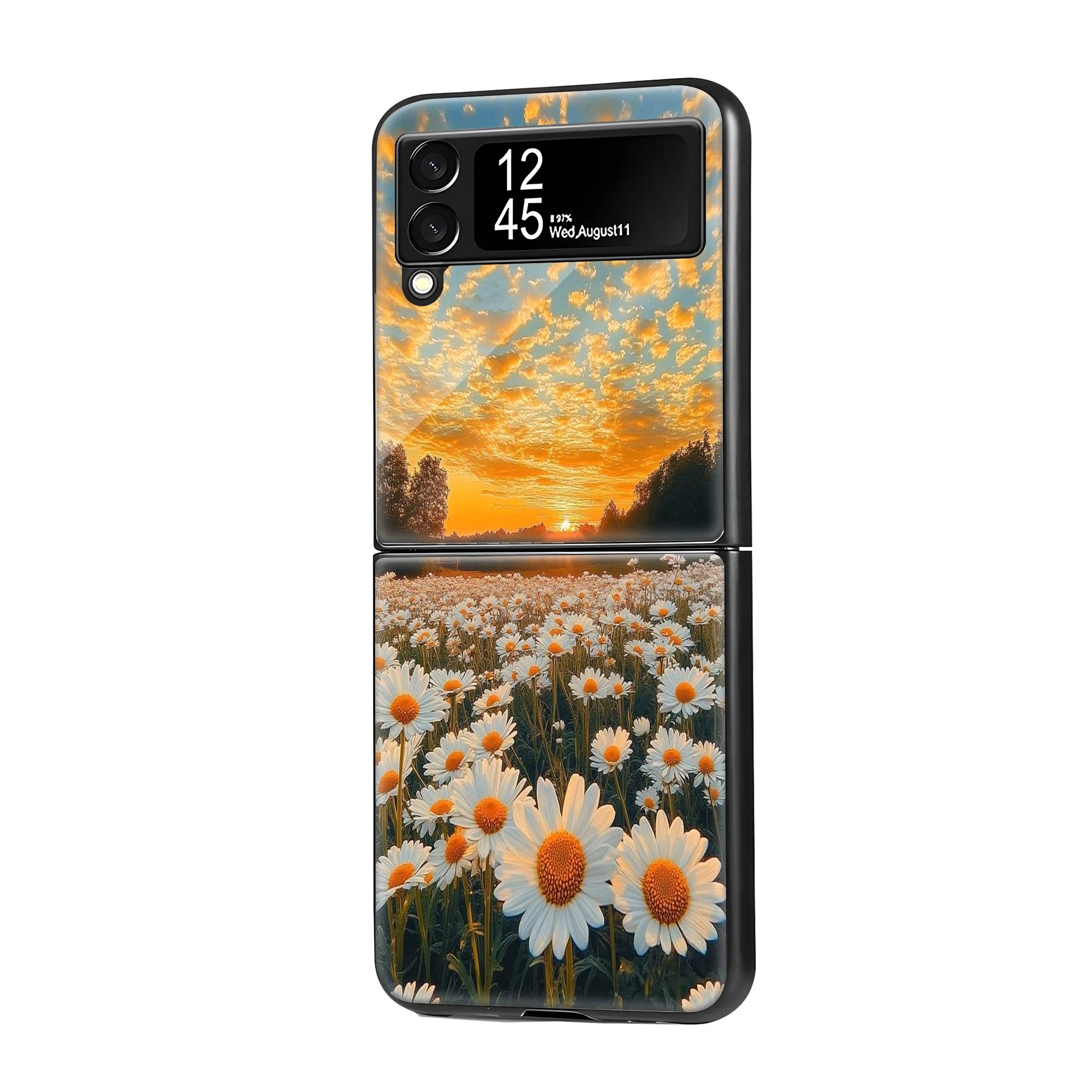 Sunset Feels Samsung Z Flip Glass Case image 0