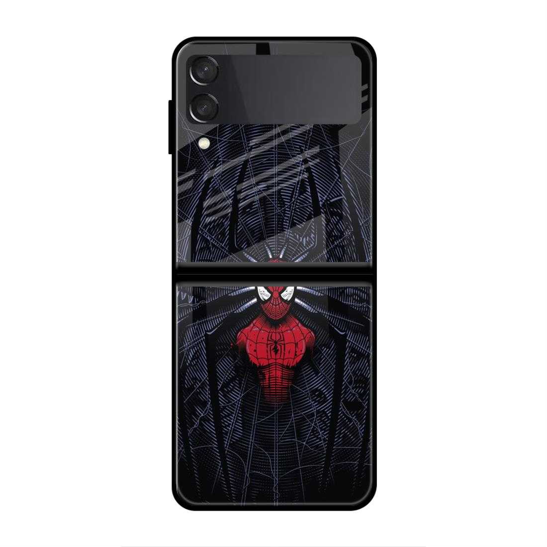 Dark Spider-Man Samsung Z Flip 3 Glass Case image 0