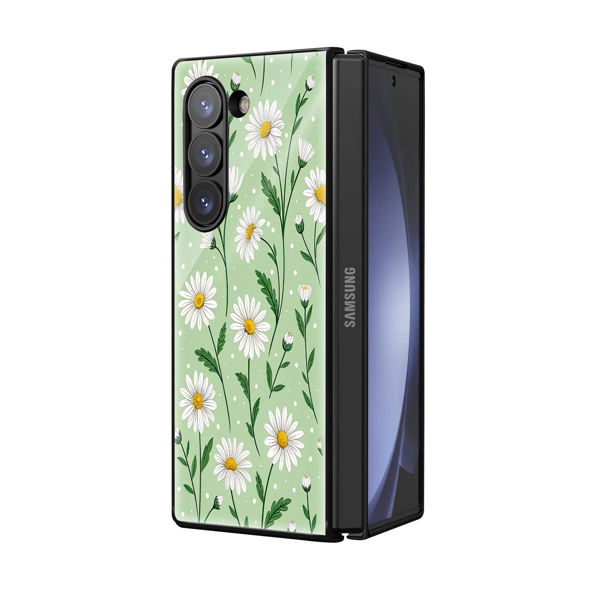 Daisy Field Samsung Z Fold Glass Case image 1