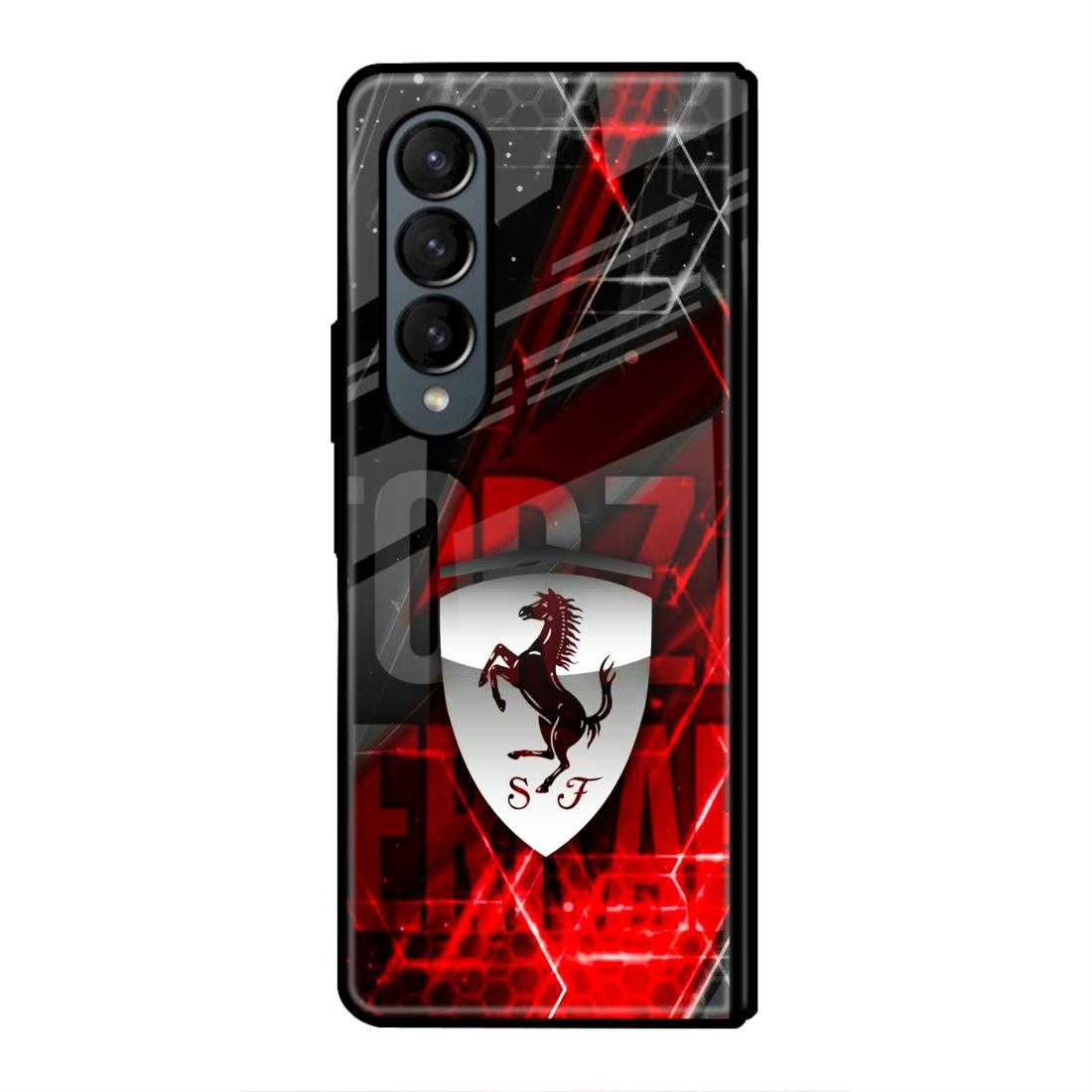 Forza Ferrari Samsung Z Fold 3 Glass Case image 0