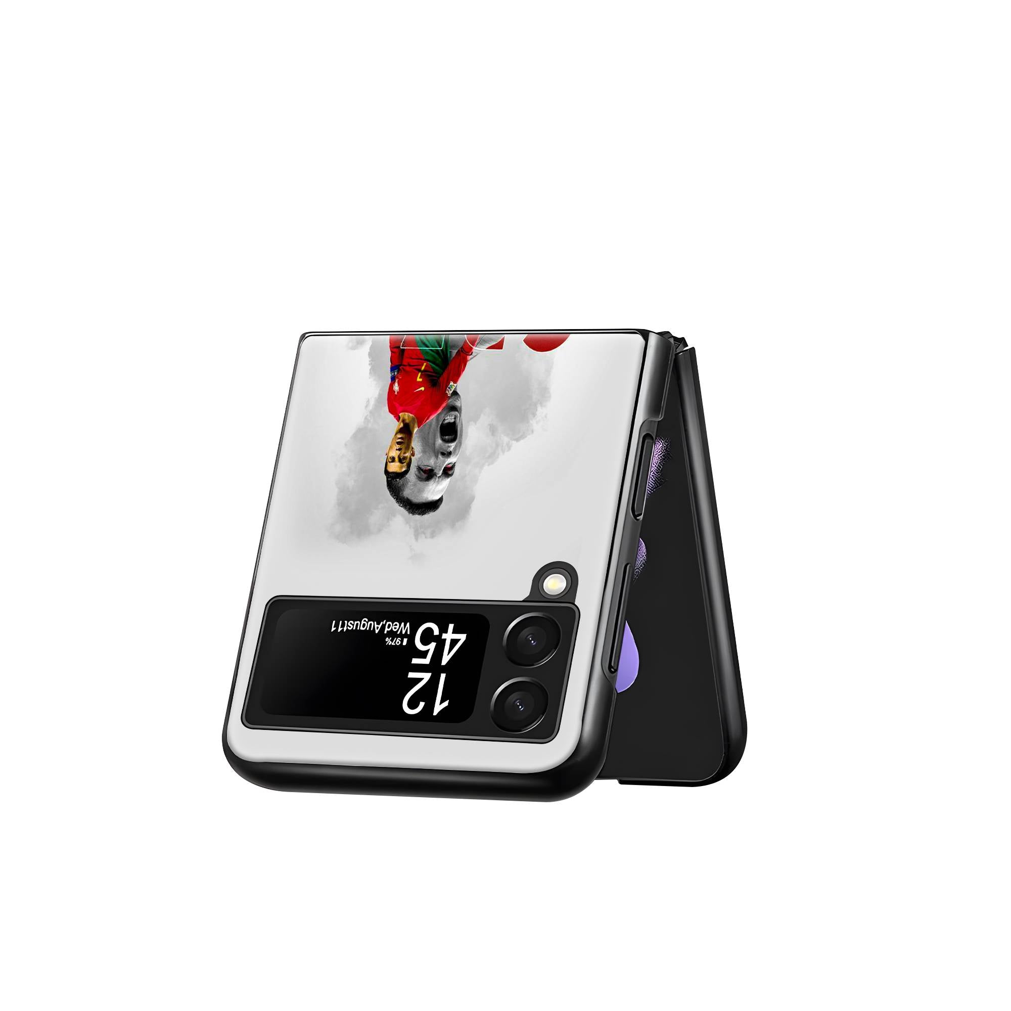 Cristiano Ronaldo Samsung Z Flip Glass Case image 2