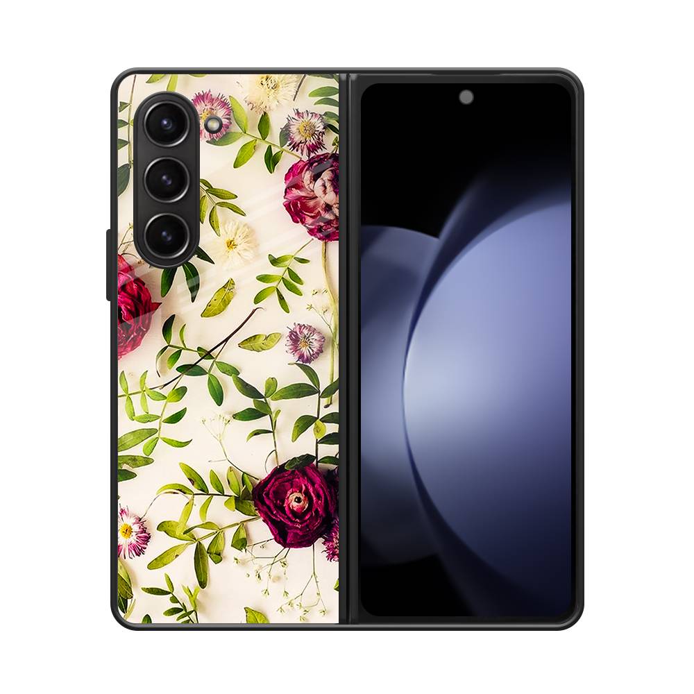 Dried Flowers Samsung  Z Fold 5 5G Glass Case image 0