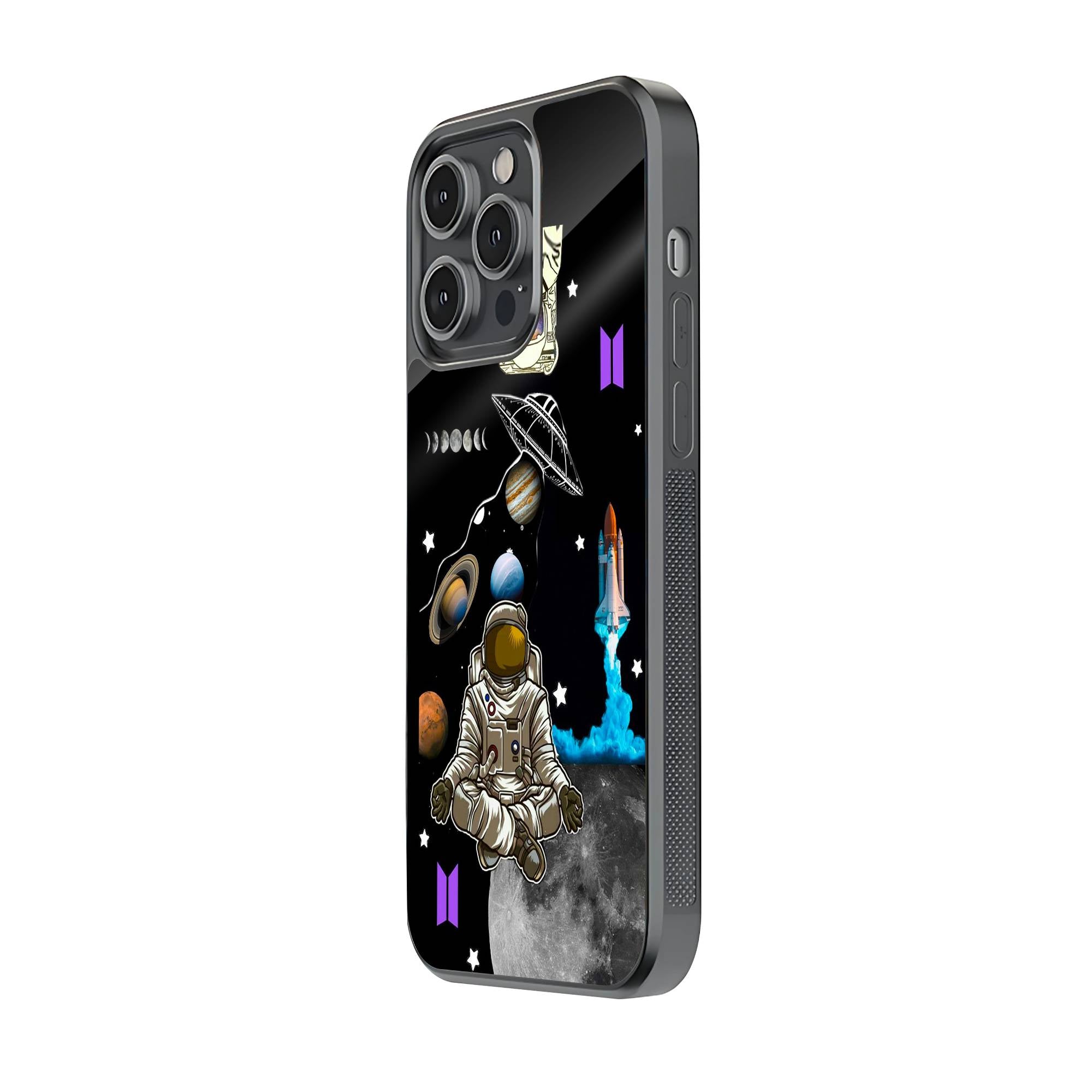 Sanatani Astronaut Glass Case image 1