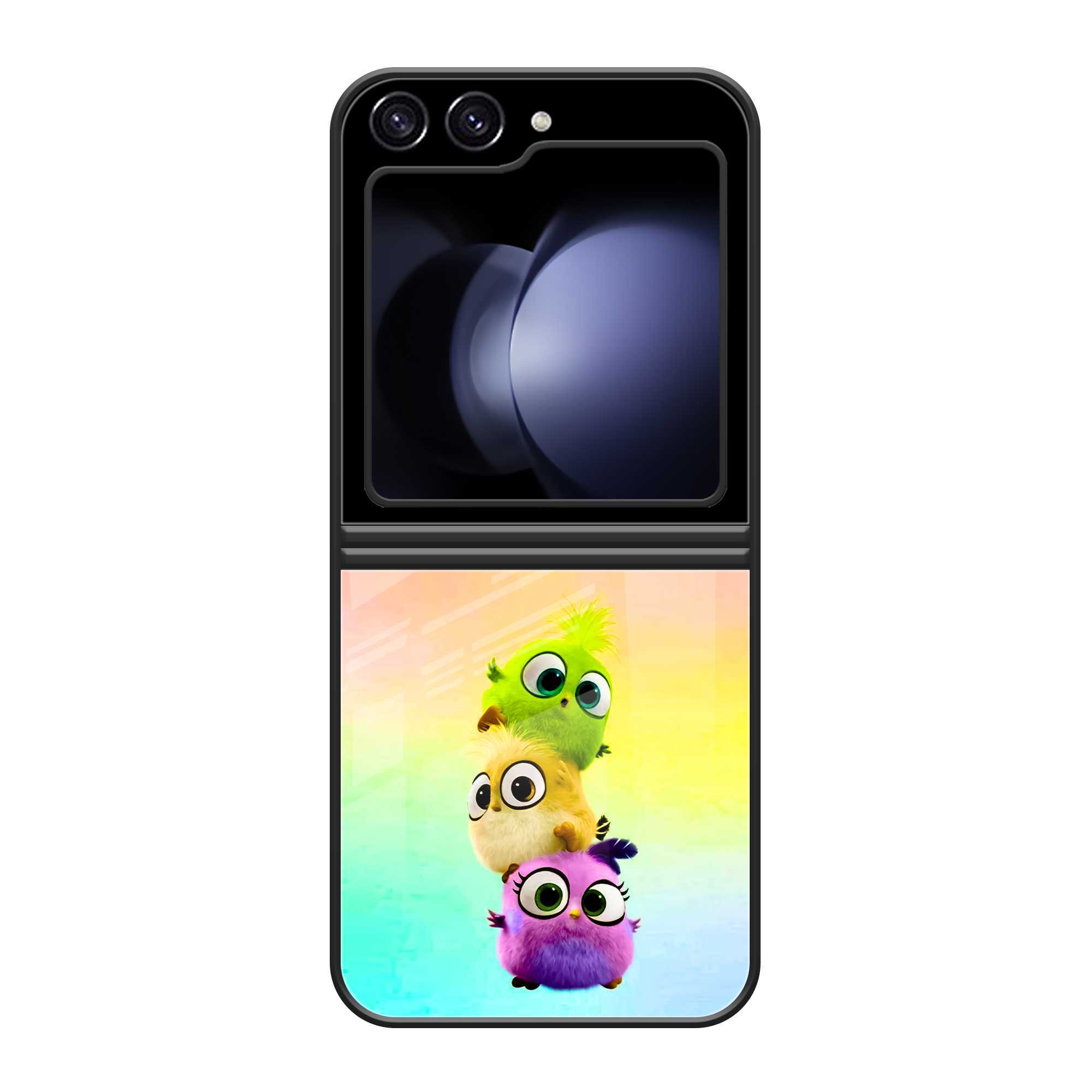 Baby Birds Samsung  Z Flip 5 Glass Case image 0