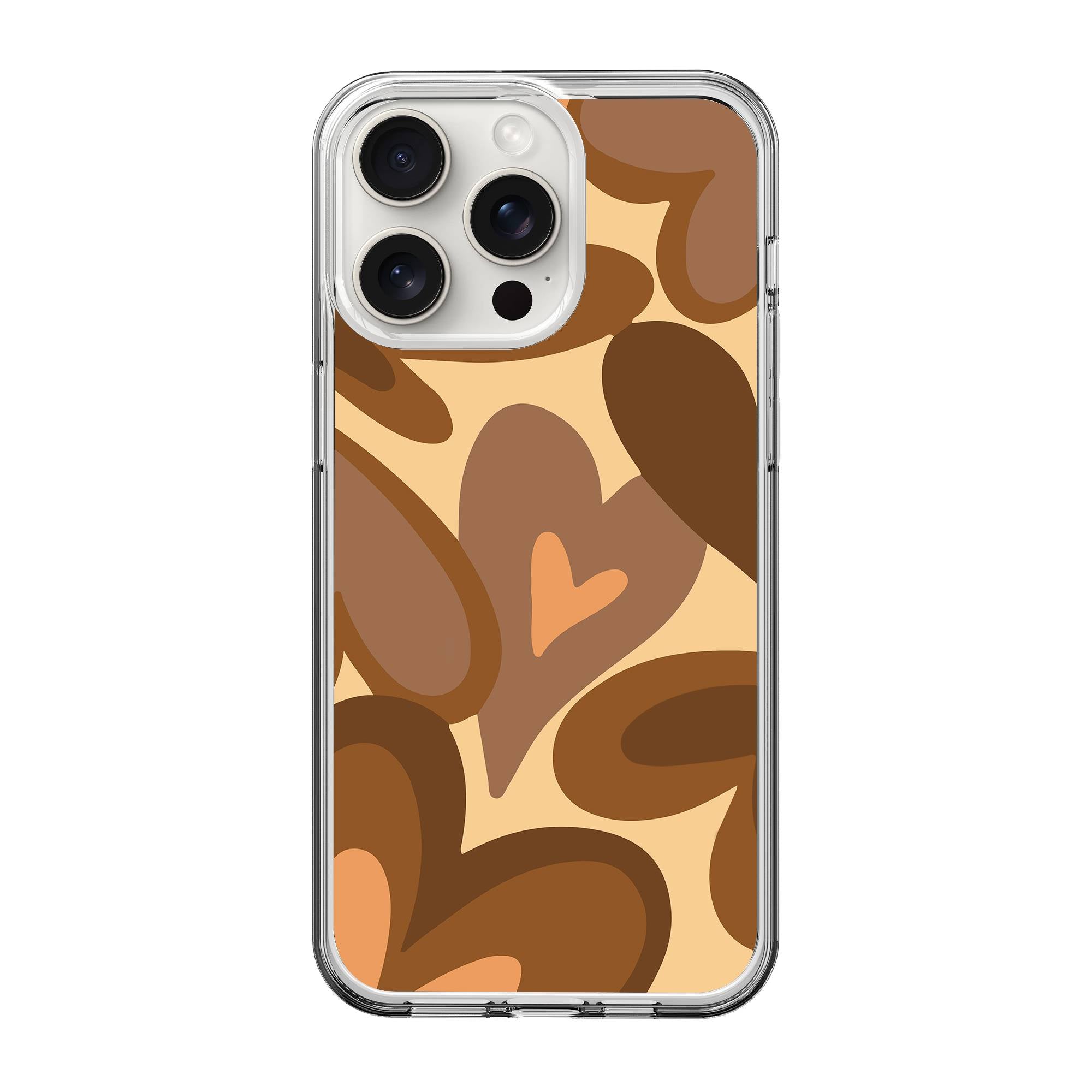 Brownie Heart Clear Case image 0