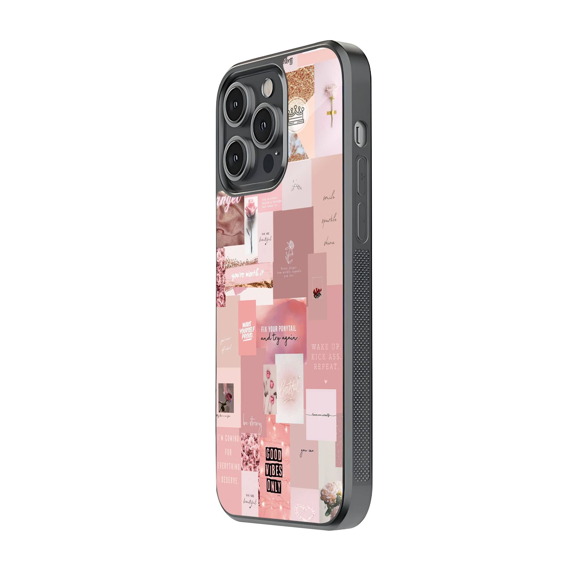 Good Vibes Glass Case image 1