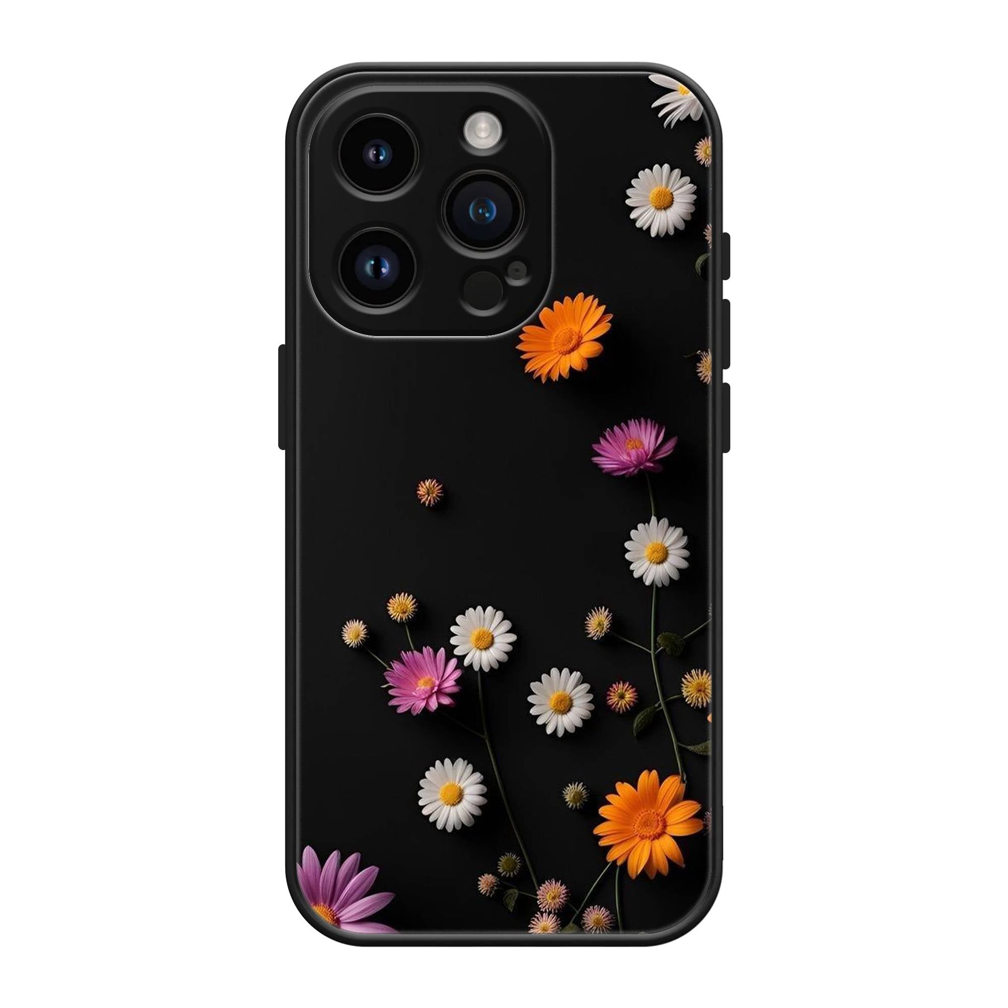 Colorful Flower Silicone Case image 0