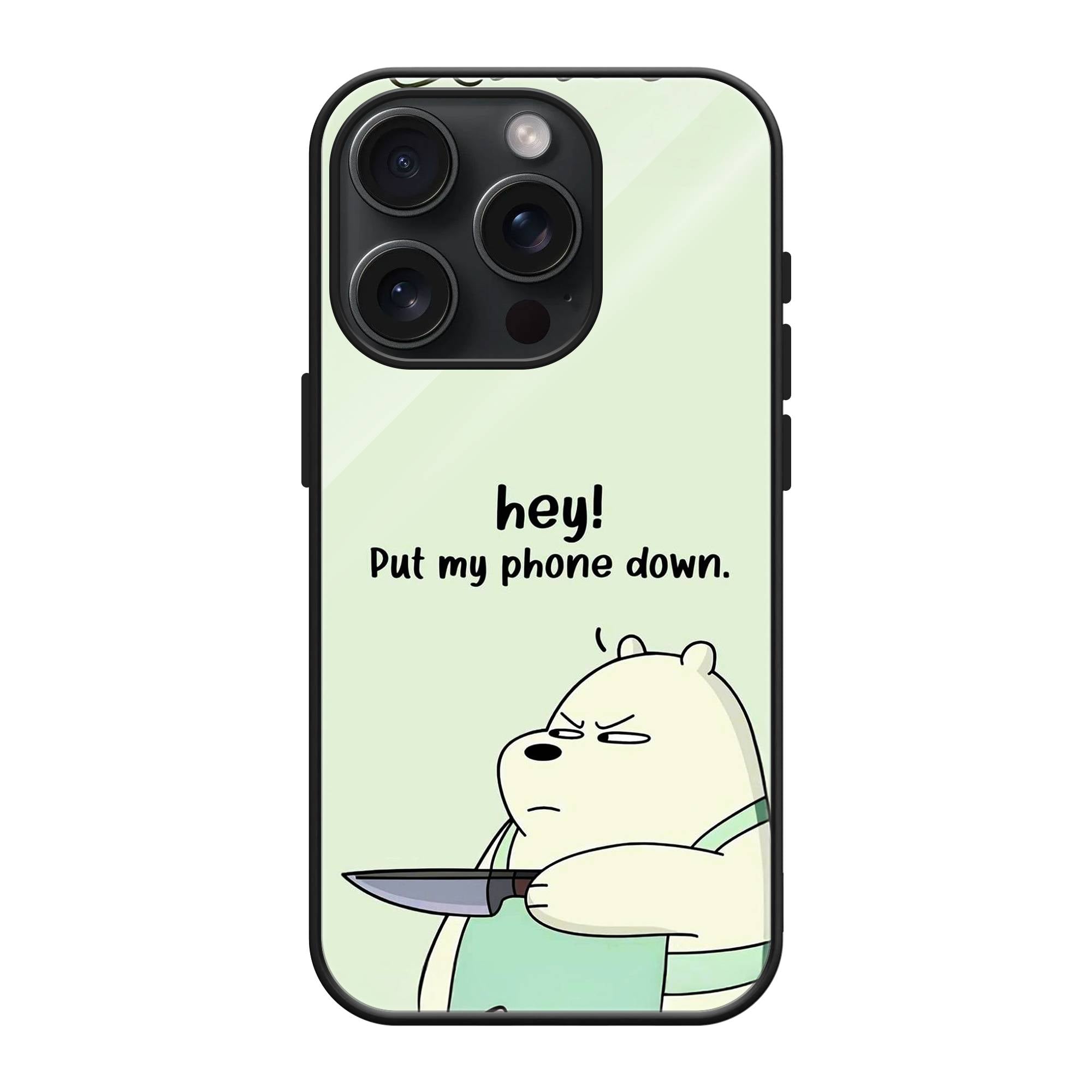 Hey Bear Glass Case image 0