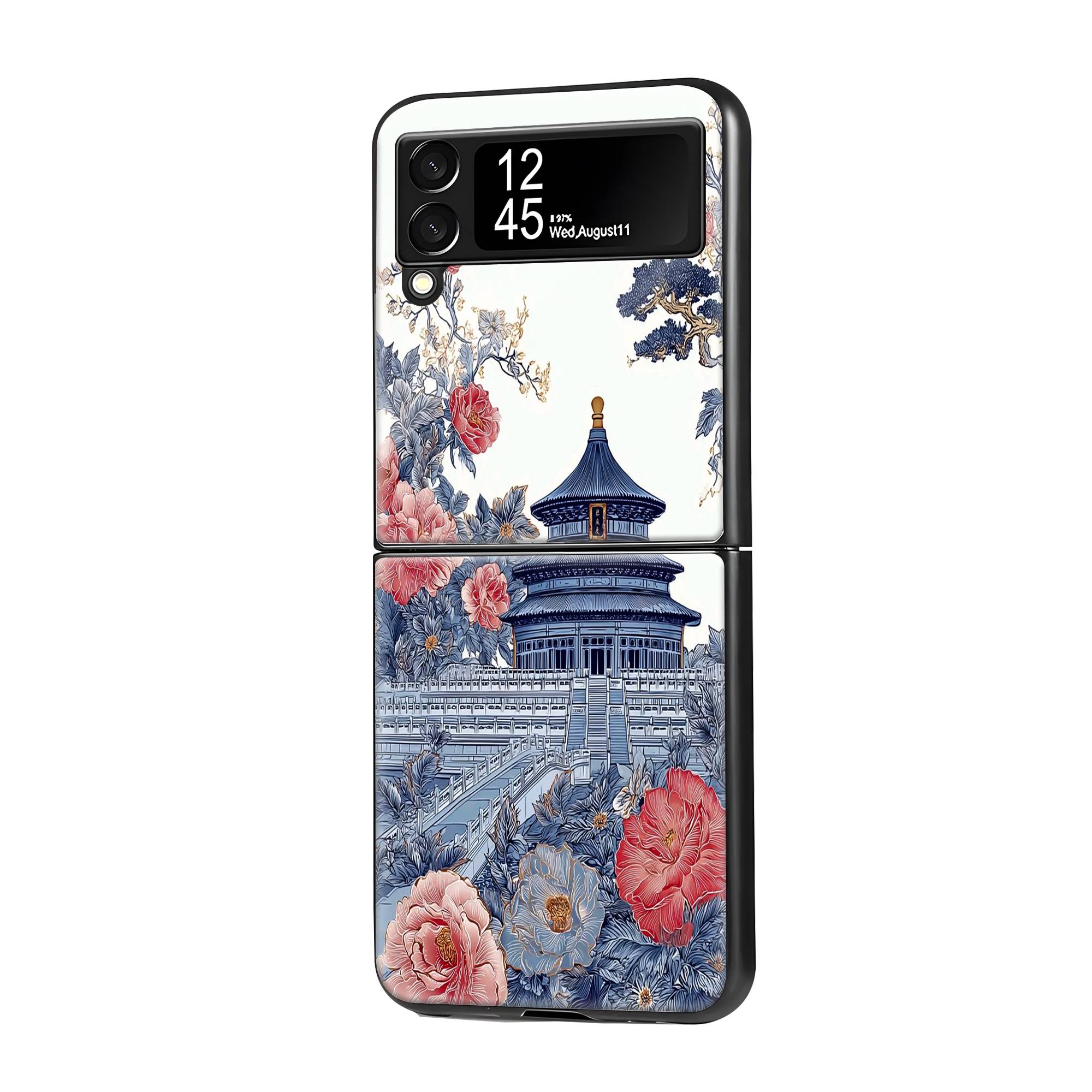 Temple Garden Samsung Z Flip Glass Case image 0
